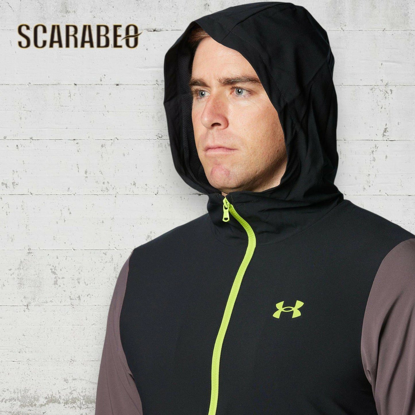 アンダーアーマー ジャケット メンズ UA ストレッチウーブン フルジップ フーディー 1378243 ベースボール 野球 トレーニング ウォームアップ 裏メッシュ 長袖 軽量 UNDER ARMOUR 1378243