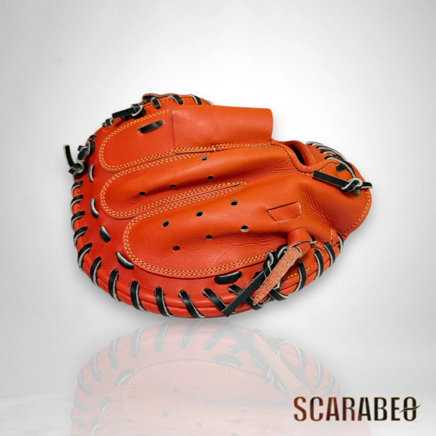 ミズノプロ 號 硬式 キャッチャーミット 捕手用 AXI型 右投げ用 スプレンディッドオレンジ 1AJCH99700 BSSショップ限定 miz22ss 硬式グローブ グラブ 袋付き