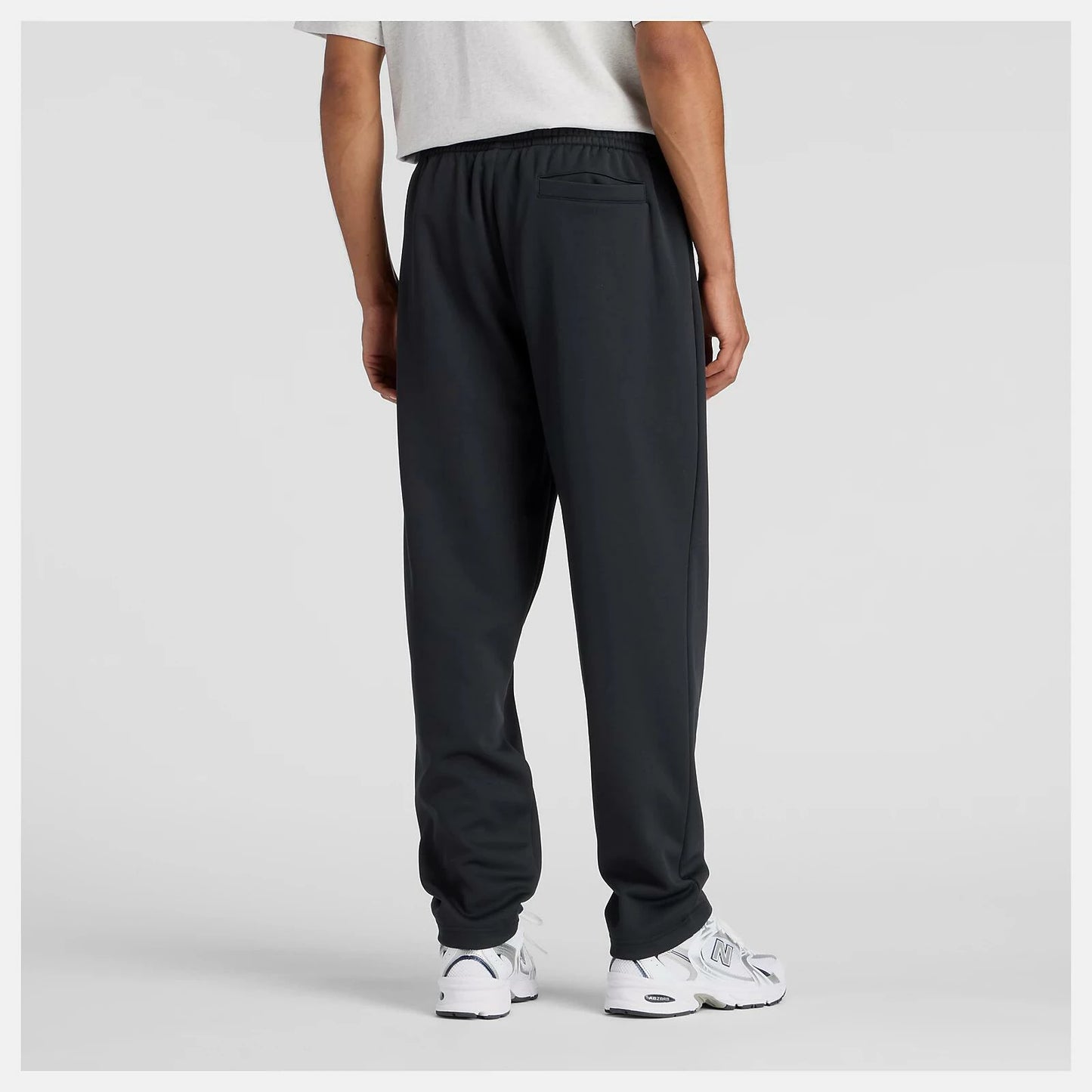 ニューバランス New Balance Brushed Double Knit Pant メンズ ダブルニット パンツ スウェット 裏起毛 保温 リサイクルポリエステル ブラック AMP53175 amp53175-bk