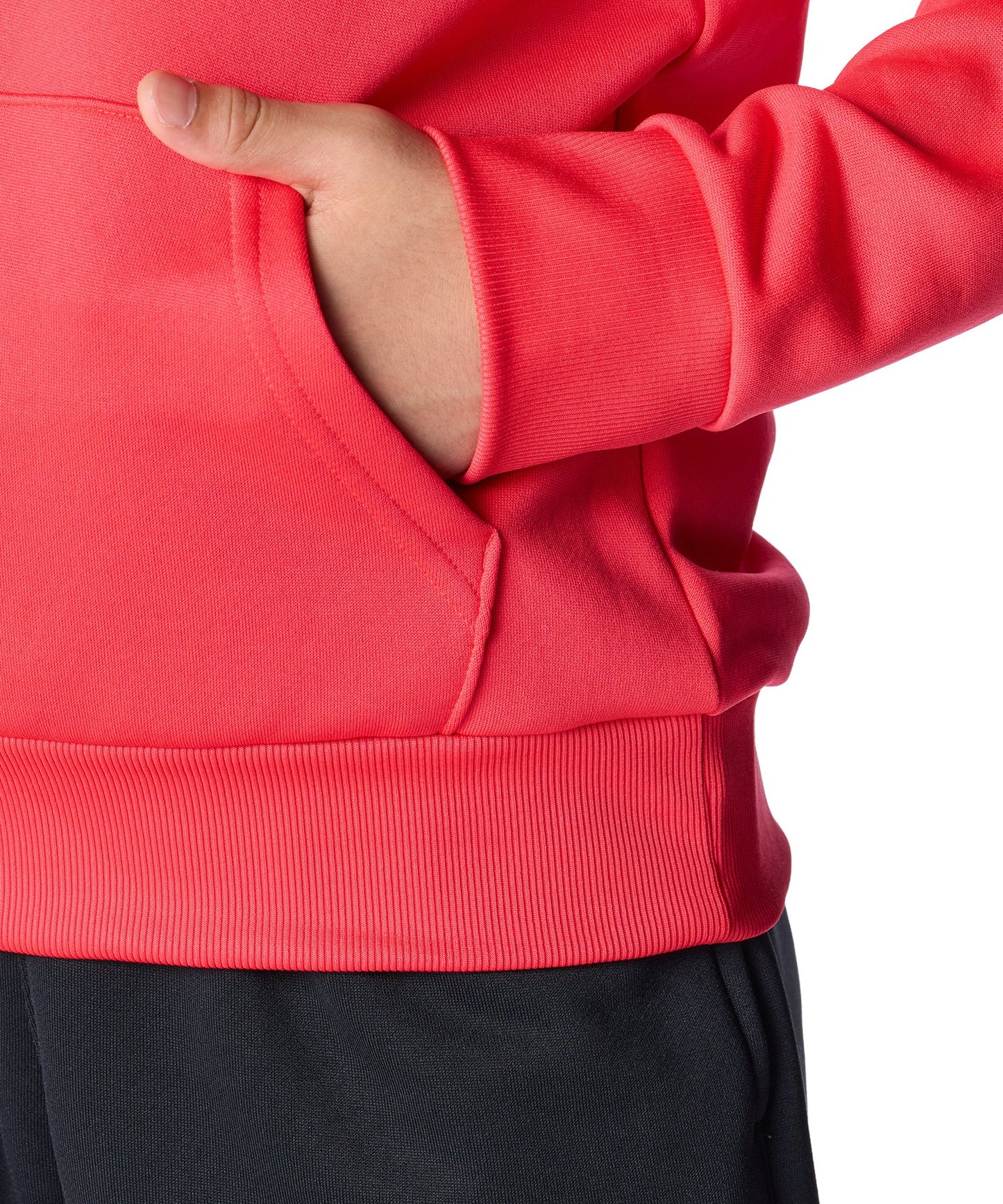 アンダーアーマー (UNDER ARMOUR) キッズ ジュニア テックテリー スーパービッグロゴ フーディー パーカー 6007817 撥水 吸汗速乾 トレーニング スポーツウェア