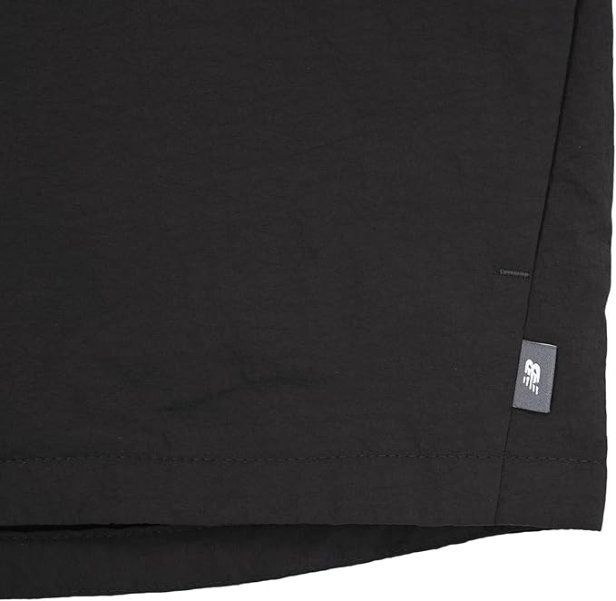 ニューバランス ジュニア ウインドジャケット ABJ55564 キッズ 裏起毛 シューパッチ フード付き アウター NB 子供服 防寒 ブラックセメント new balance 2025秋冬