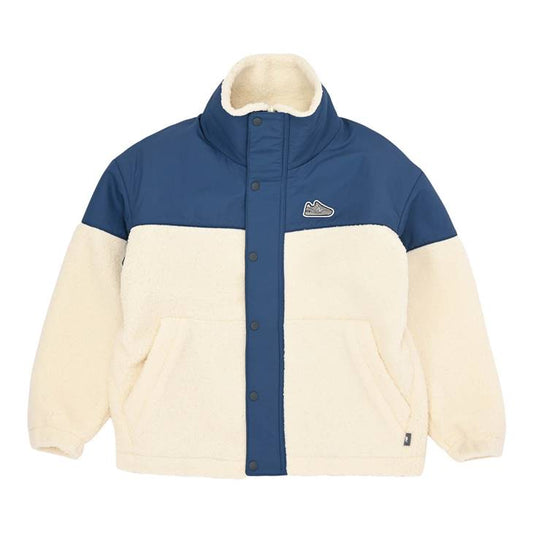 ニューバランス new balance ジュニア キッズ シューパッチボアジャケット ABJ55566DAL ボアブルゾン アウター フリースジャケット