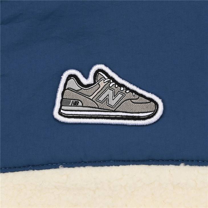 ニューバランス new balance ジュニア キッズ シューパッチボアジャケット ABJ55566DAL ボアブルゾン アウター フリースジャケット