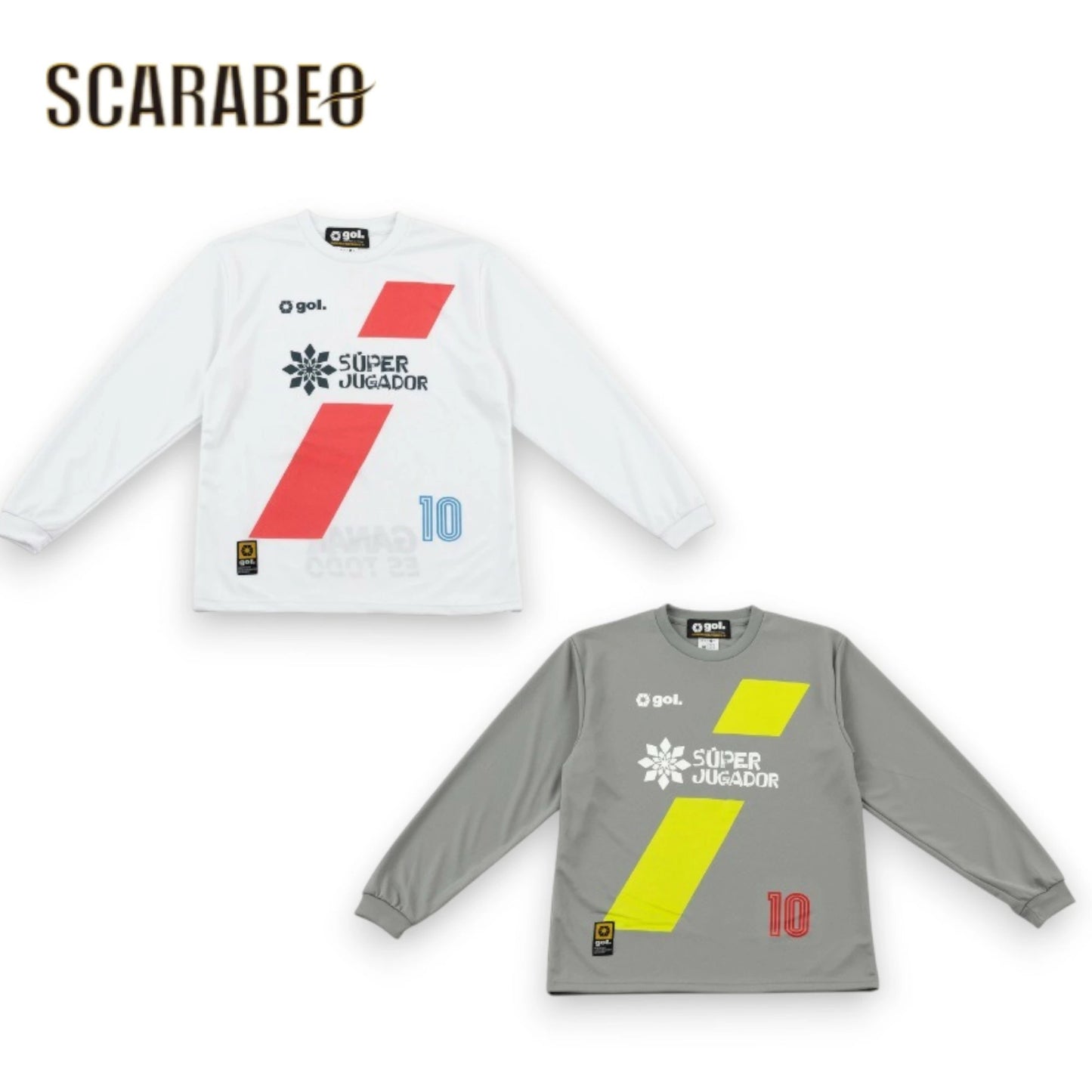 gol. ゴル 長袖ドライシャツ SUPER G591-023／G591-023J メンズ レディース ジュニア サッカー フットサル トレーニングウェア 吸汗速乾 UVカット ストレッチ 25AW