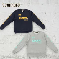 gol.(ゴル) ジュニア スウェットシャツ LOGOS G593-018J トレーナー 子供服 スポーツ カジュアル サッカー フットサル 3シーズン対応 クルーネック 裏毛 トップス