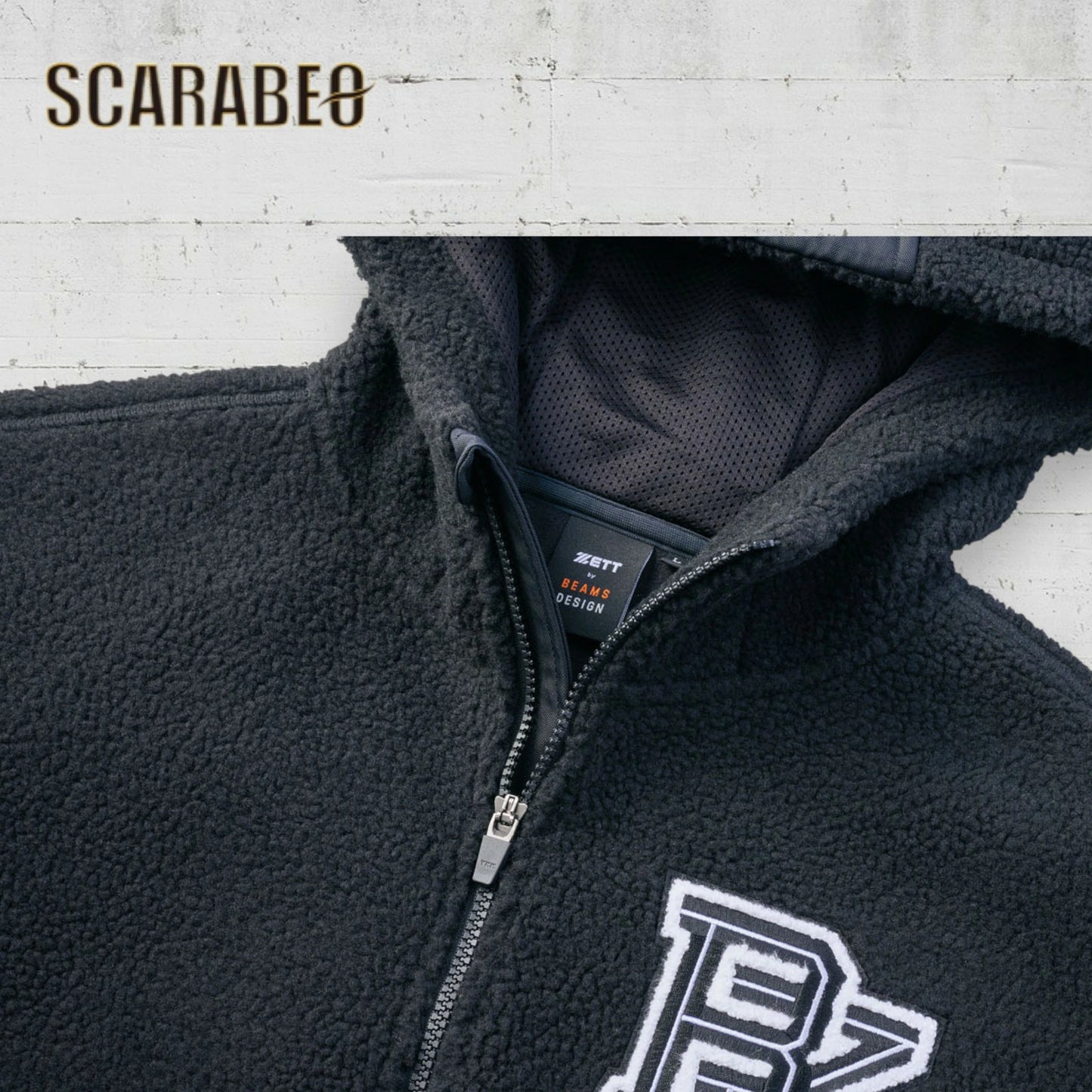 ZETT by BEAMS DESIGN フリースジャケット BOF73903 メンズ アウター ボア 裏起毛 保温 フリース ブラック ネイビー ベージュ ジェット ビームスデザイン bof73903