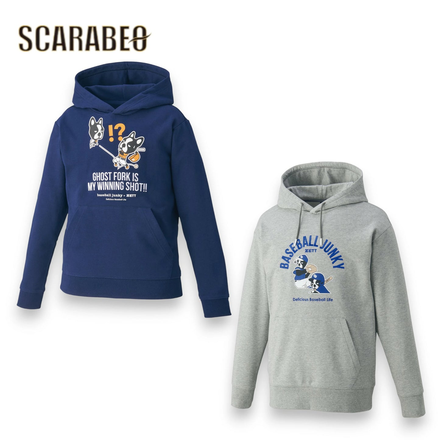 ZETT BBジャンキー スウェットパーカー BOS65002 メンズ 裏起毛 トレーナー フーディ スポーツ カジュアル ブラック ネイビー グレー bos65002