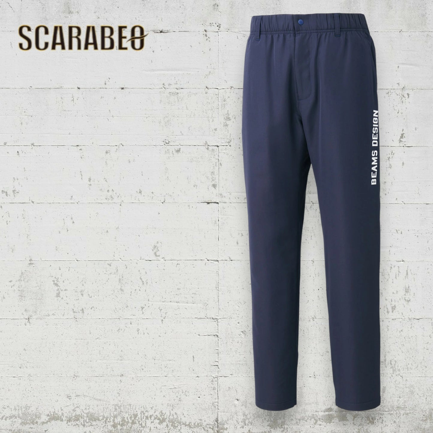 ZETT by BEAMS DESIGN ウォームパンツ BOW72302P メンズ 裏起毛 防寒 リップストップ ロングパンツ ネイビー ジェット ビームスデザイン bow72302p