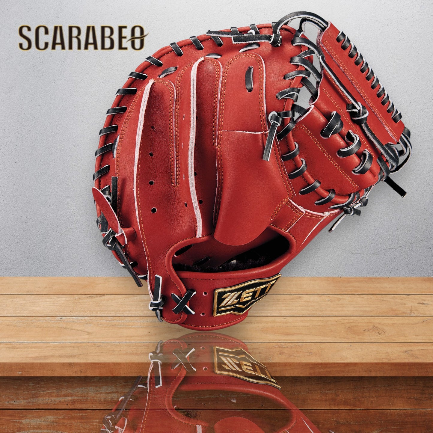 ゼット ZETT 軟式 キャッチャーミット ジュニア 右投げ 少年野球 捕手用 ネオステイタス NEOSTATUS BJCB70512N 2025年後期モデル ボルドーブラウン×ブラック bjcb70512n-4019