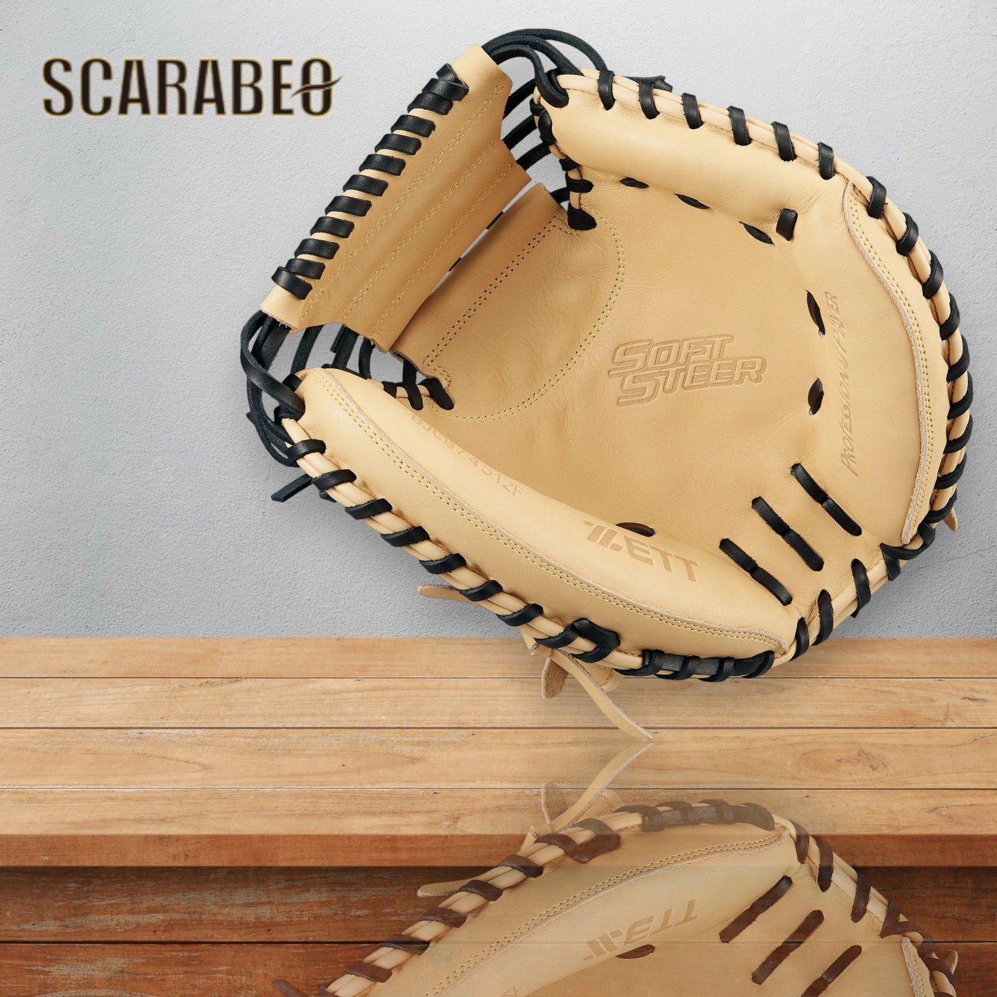 ゼット ZETT 限定 少年軟式 キャッチャーミット ジュニア 右投げ 子供用 捕手用 ソフトステア J号対応 BJCB74512F-3219 パステルブラウン×ブラック 2025年モデル 野球 グローブ グラブ bjcb74512f-3219