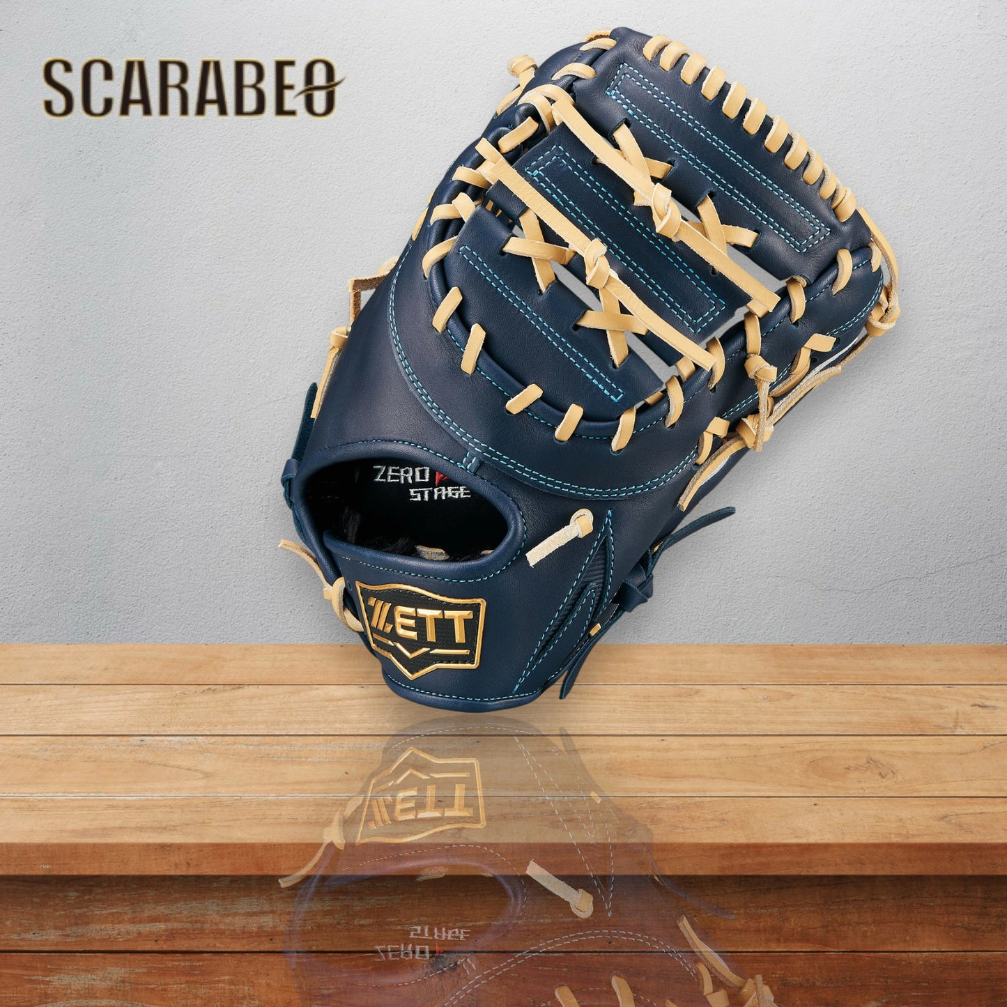 ゼット ZETT 限定 少年軟式 ファーストミット ゼロワンステージ 一塁手用 ジュニア J号対応 右投げ 野球 グローブ グラブ BJFB71513F パステルブラウン×ブラック／ブラック／ネイビー×パステルブラウン 2025年モデル bjfb71513f