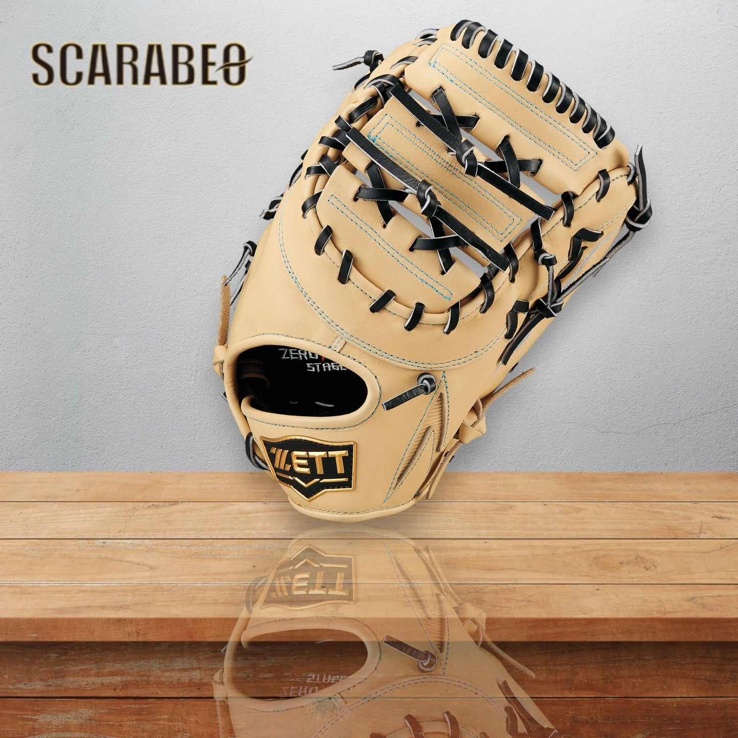 ゼット ZETT 限定 少年軟式 ファーストミット ゼロワンステージ 一塁手用 ジュニア J号対応 右投げ 野球 グローブ グラブ BJFB71513F パステルブラウン×ブラック／ブラック／ネイビー×パステルブラウン 2025年モデル bjfb71513f