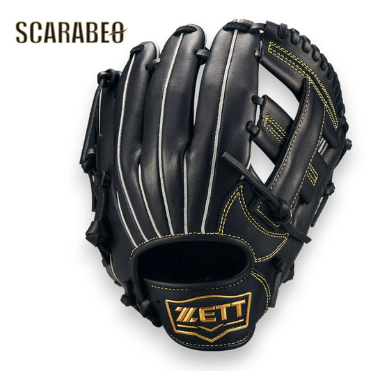 ゼット ZETT ジュニア 軟式グラブ ソフトステア オールラウンド用 右投げ 左投げ 子供用 少年野球 BJGB74520 ブラック Sサイズ 2025年モデル bjgb74520f-1900