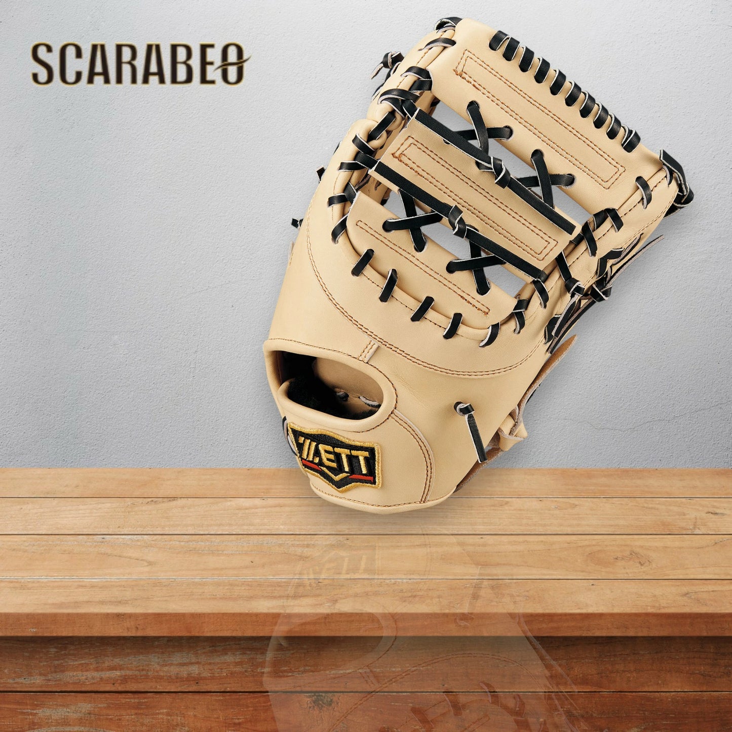 ゼット ZETT 一般軟式ファーストミット メンズ 一塁手用 プロステイタスシリーズ 軟式グラブ 右投げ 左投げ BRFB30233G パステルブラウン×ブラック／ブラウン×オークブラウン 2025年モデル 野球 グラブ brfb30233g-3219