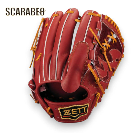 ゼット ZETT 軟式グラブ プロステイタスシリーズ 投手用 メンズ 右投げ BRGB30241G ボルドーブラウン×オークブラウン 2025年モデル 野球 グローブ brgb30241g-4036