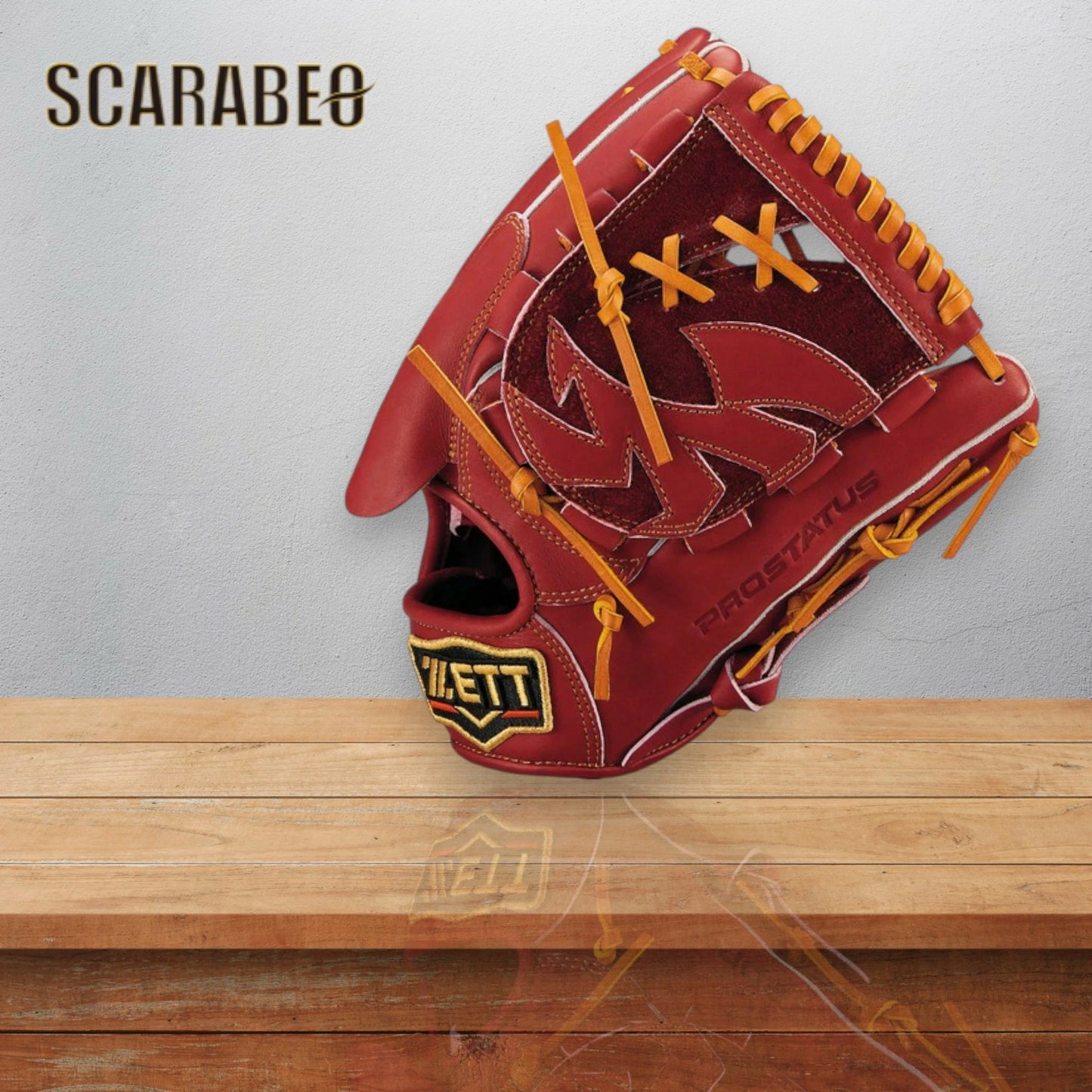 ゼット ZETT 軟式グラブ プロステイタスシリーズ 投手用 メンズ 右投げ BRGB30241G ボルドーブラウン×オークブラウン 2025年モデル 野球 グローブ brgb30241g-4036