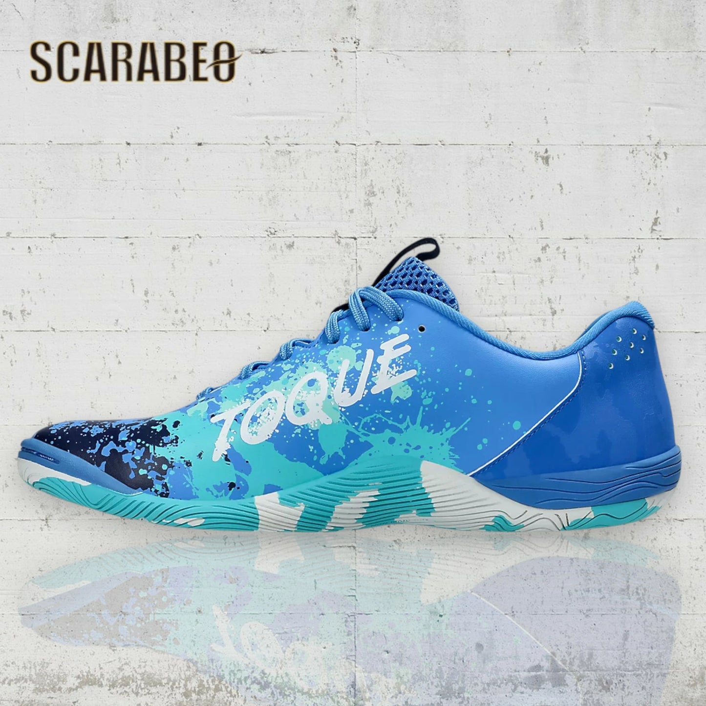 asics アシックス TOQUE 8 TF インドア フットサルシューズ メンズ/ジュニア BLUE COAST/WHITE 1113A044 400 1113a044-400