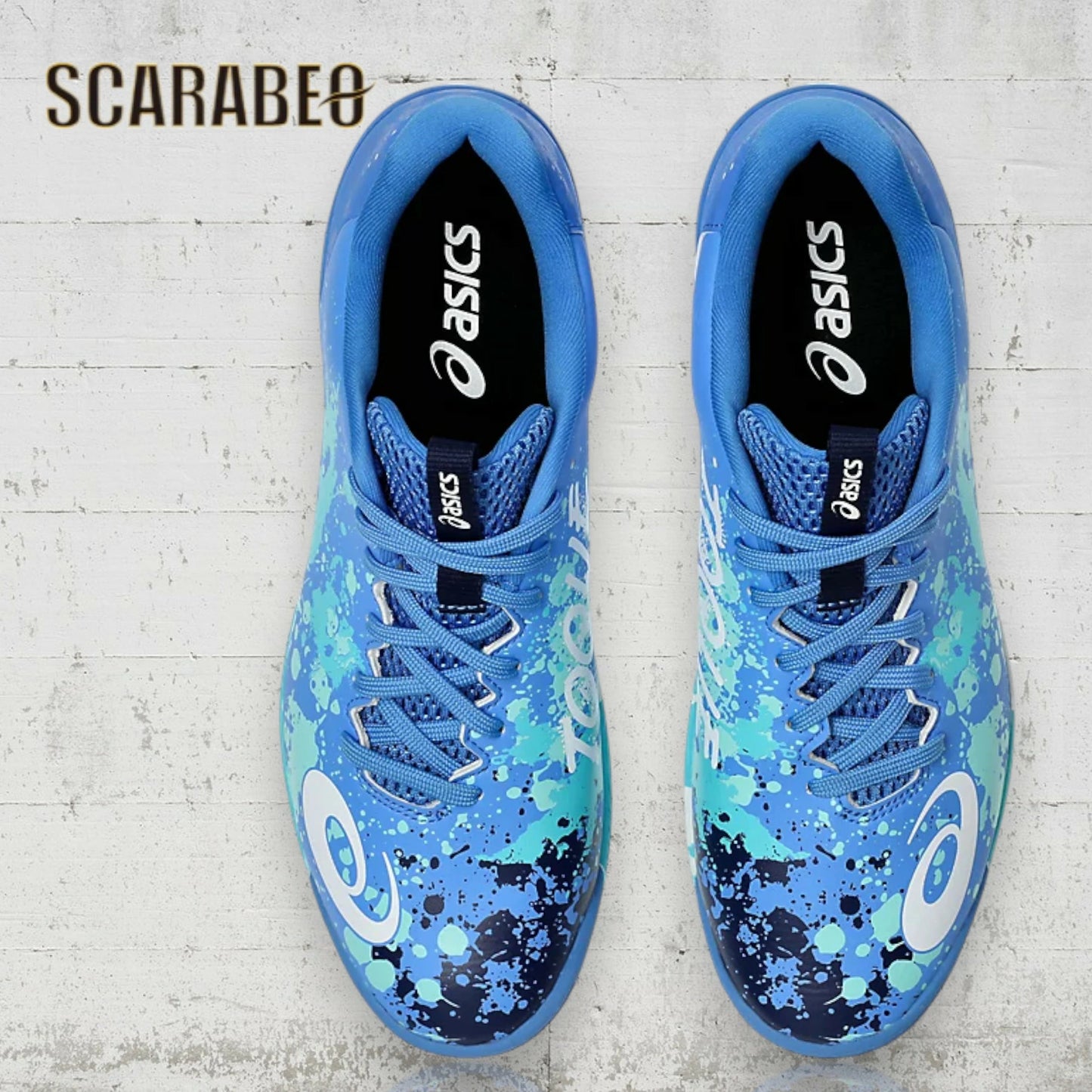 asics アシックス TOQUE 8 TF インドア フットサルシューズ メンズ/ジュニア BLUE COAST/WHITE 1113A044 400 1113a044-400