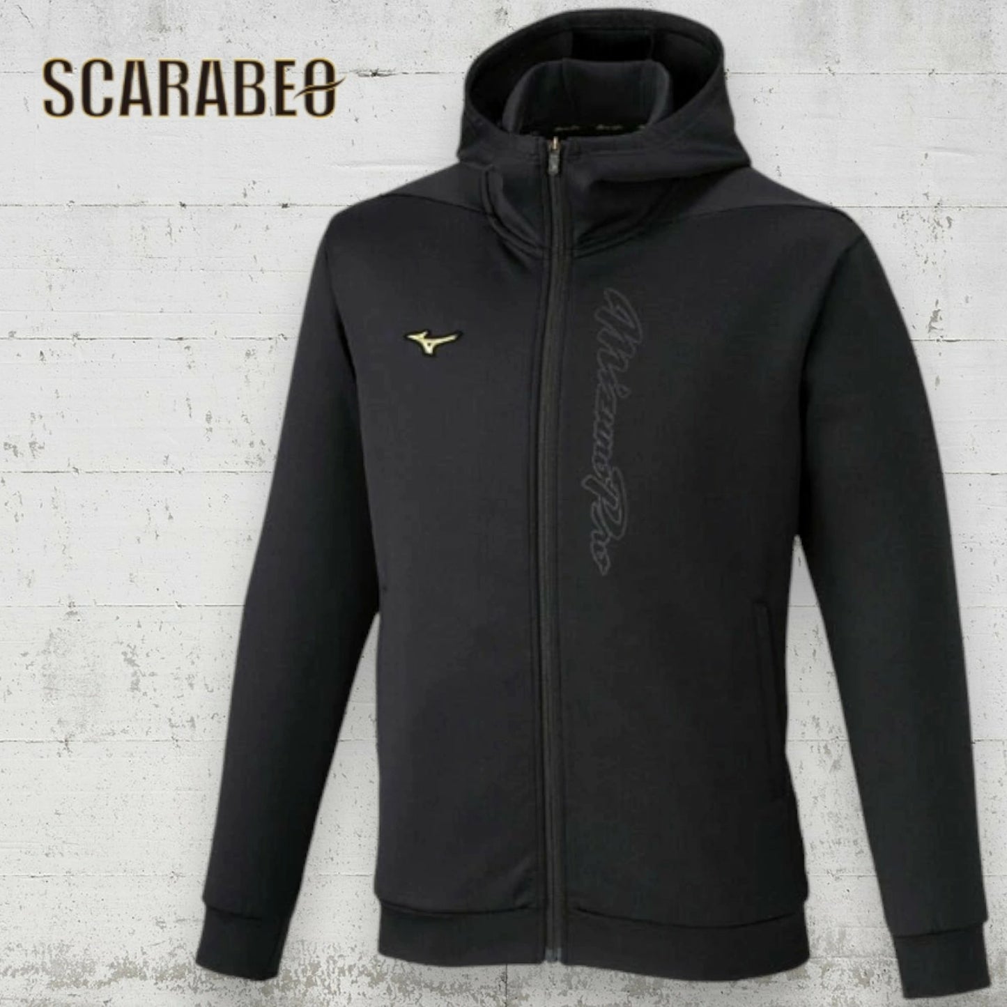 ミズノプロ ストレッチスウェットフーディ ユニセックス メンズ レディース トレーニングウェア パーカー 野球ウェア ブラック 12JECK7909 MIZUNO PRO