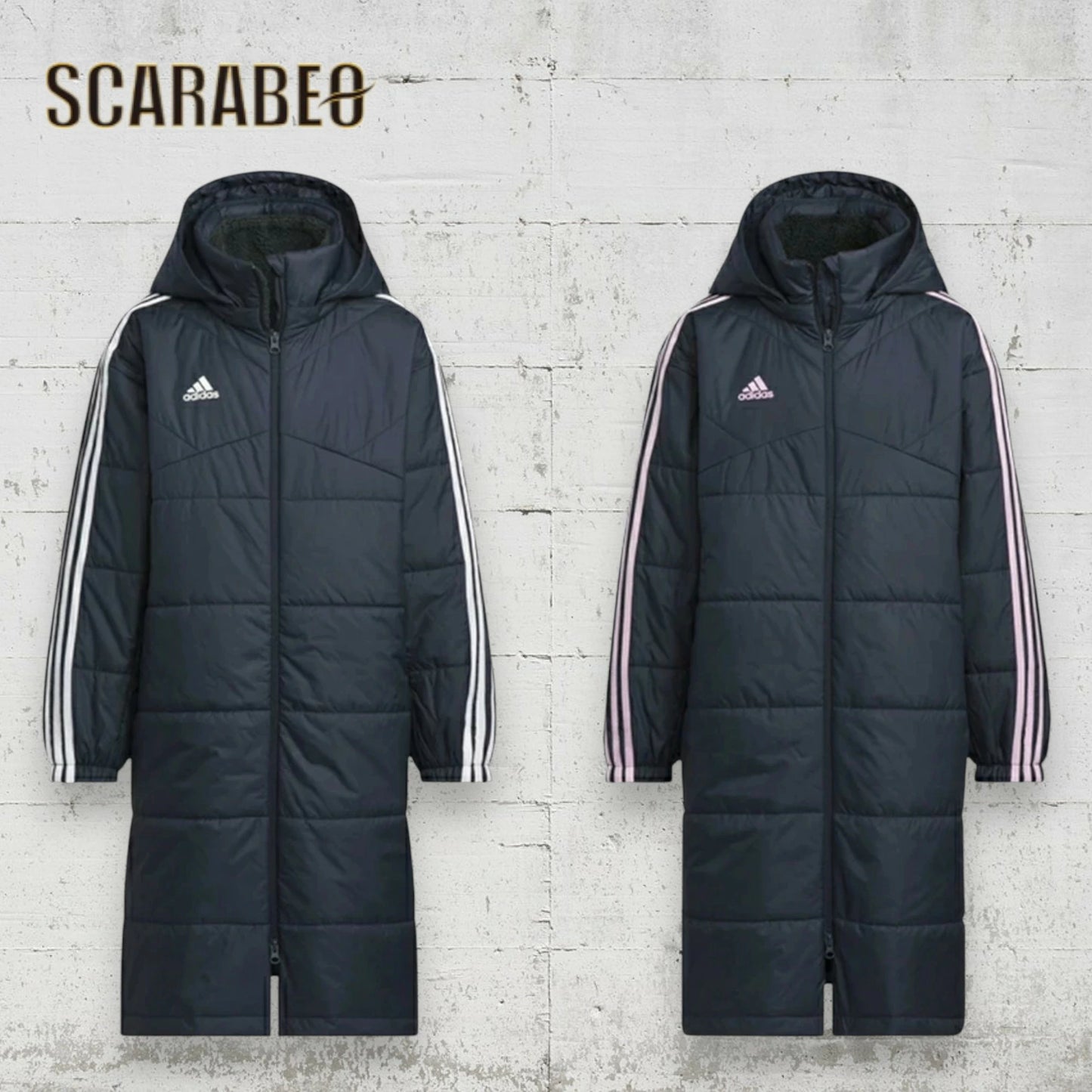 アディダス ベンチコート ジュニア キッズ 男の子 女の子 ロングコート ボアコート 防寒コート 秋冬 kwy19