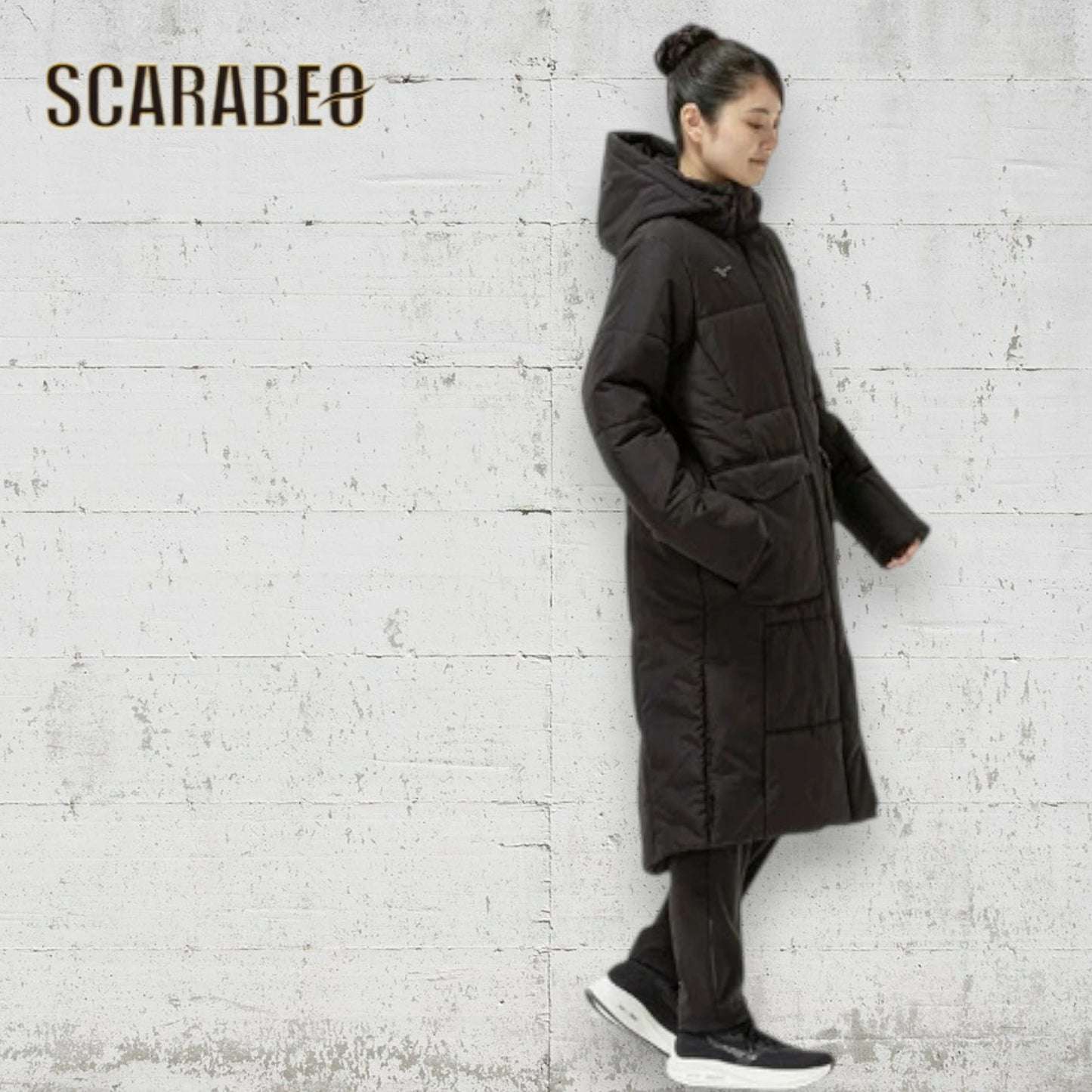 ミズノ レディース テックフィル ブレスサーモ ロングコート 保温 中綿 撥水 ロング丈 冬用 防寒コート スポーツ観戦 32mec85209