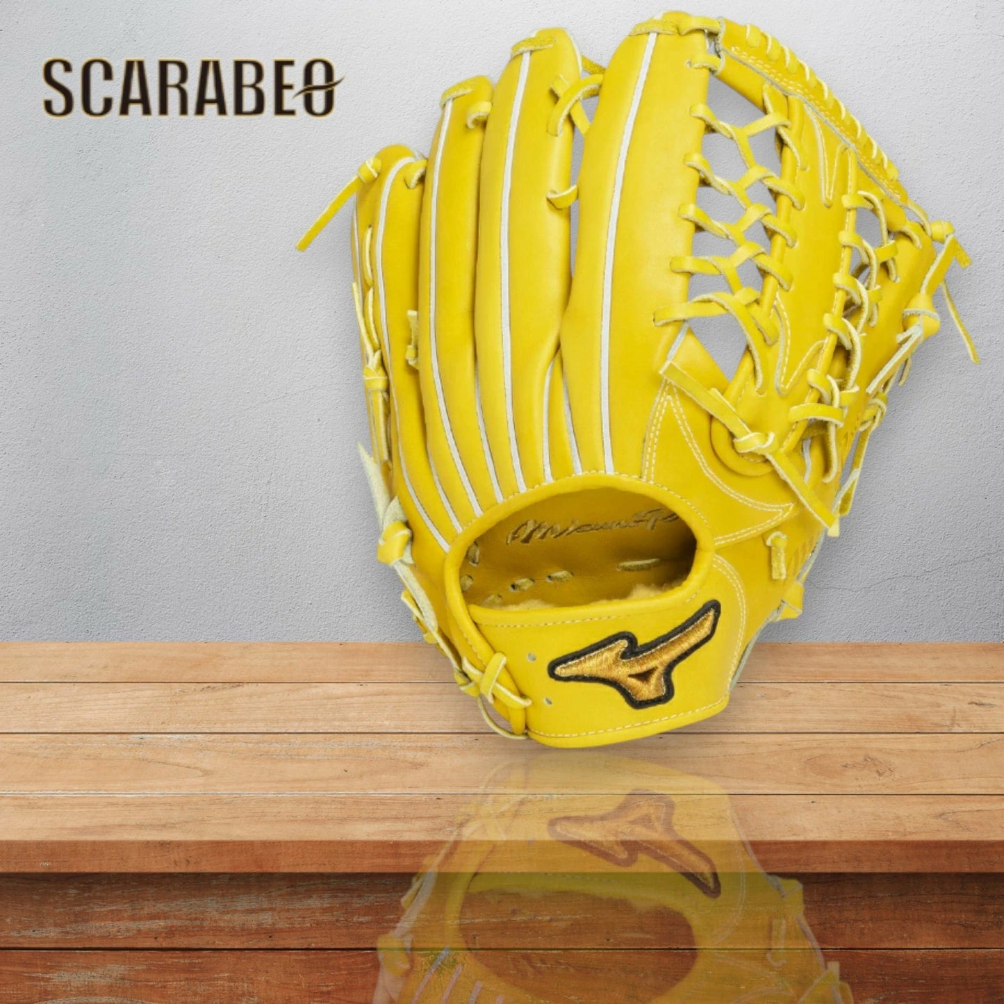 硬式グラブ ミズノプロ CRAFTED Edition 外野手用 ヌートバー型 18N ナチュラル 牛革 日本製 1AJGH33017 1ajgh33017-47