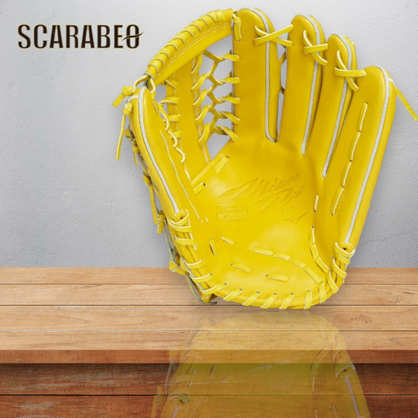 硬式グラブ ミズノプロ CRAFTED Edition 外野手用 ヌートバー型 18N ナチュラル 牛革 日本製 1AJGH33017 1ajgh33017-47