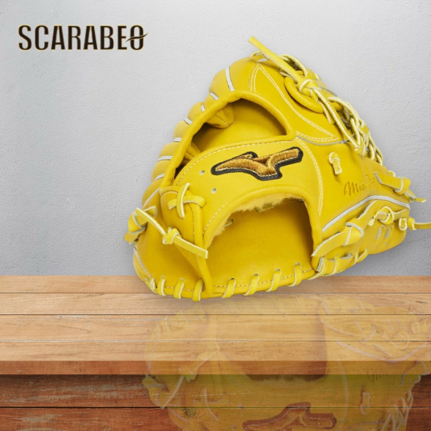 硬式グラブ ミズノプロ CRAFTED Edition 外野手用 ヌートバー型 18N ナチュラル 牛革 日本製 1AJGH33017 1ajgh33017-47