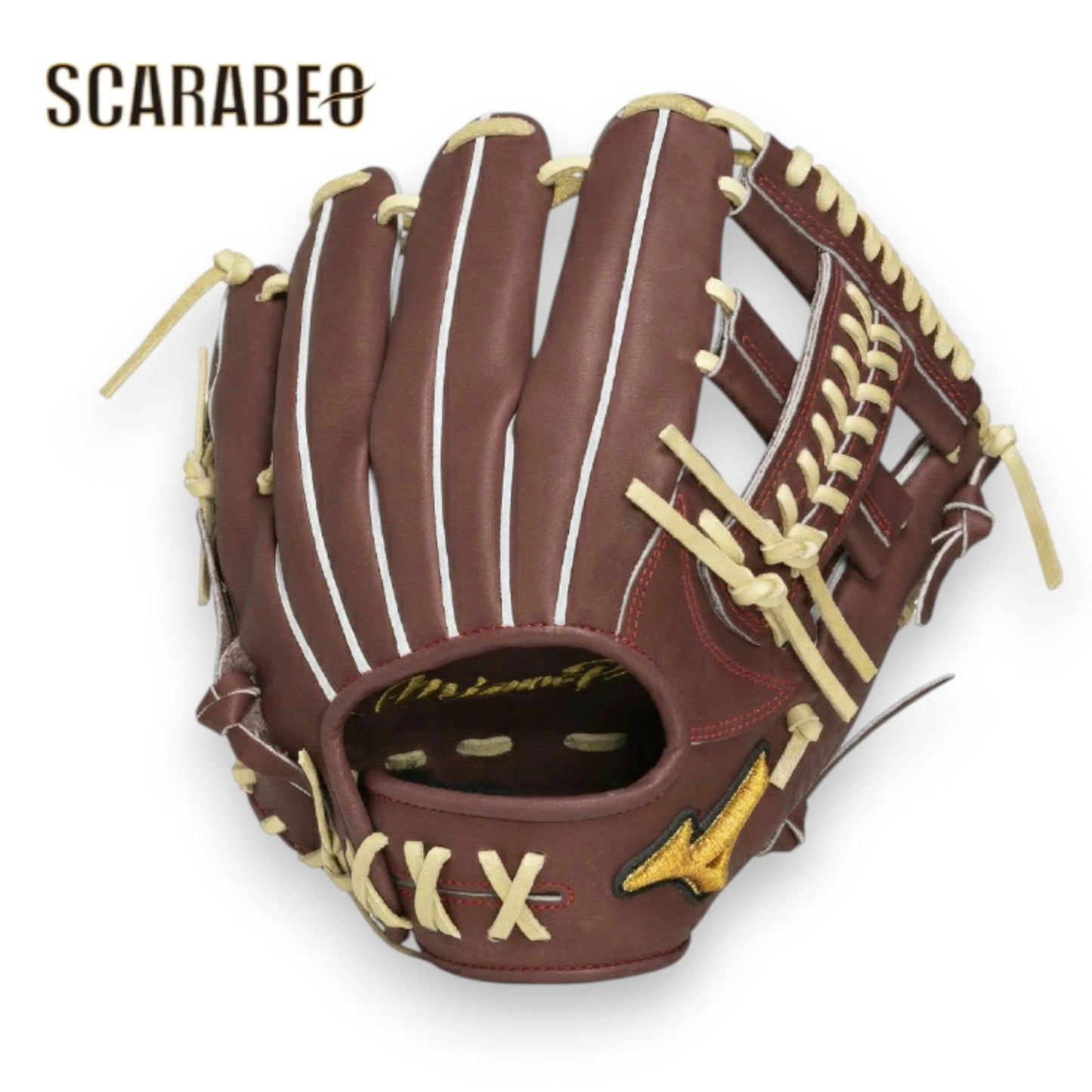 ミズノプロ 硬式グローブ 内野用 紅林弘太郎モデル Crafted Edition 9 プラムブラウン ブロンド 牛革 プレキシーエリート 日本製 1AJGH33023 高校野球 1ajgh33023-6880