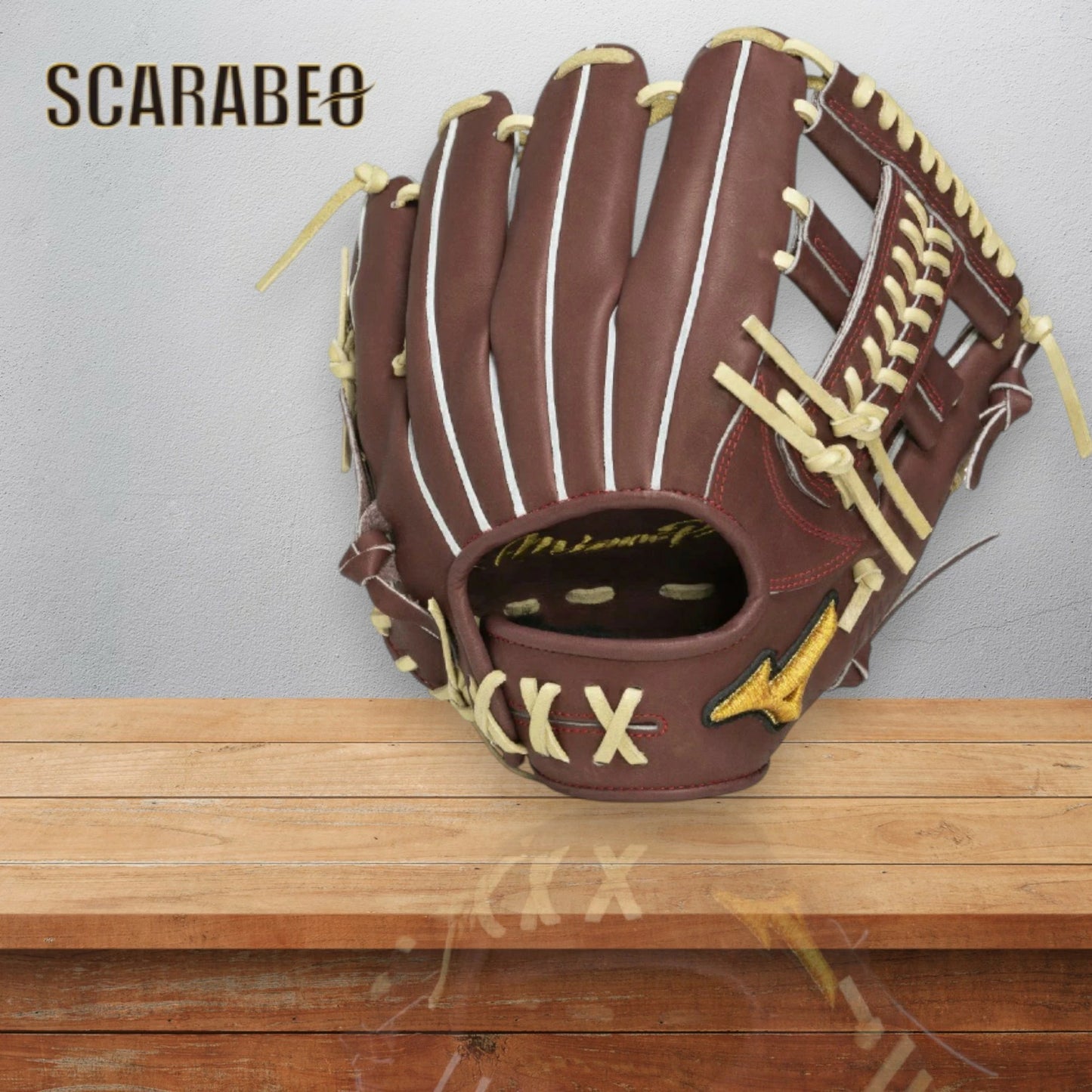 ミズノプロ 硬式グローブ 内野用 紅林弘太郎モデル Crafted Edition 9 プラムブラウン ブロンド 牛革 プレキシーエリート 日本製 1AJGH33023 高校野球 1ajgh33023-6880