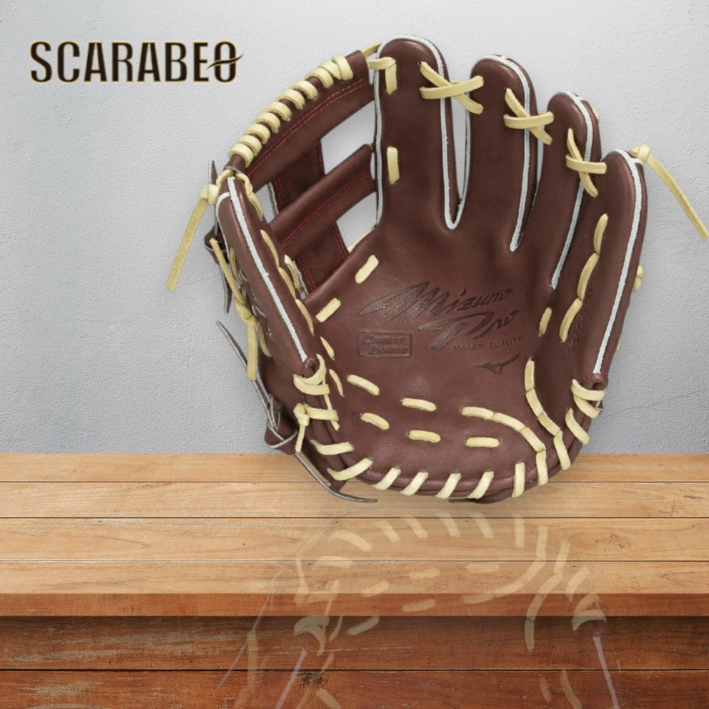 ミズノプロ 硬式グローブ 内野用 紅林弘太郎モデル Crafted Edition 9 プラムブラウン ブロンド 牛革 プレキシーエリート 日本製 1AJGH33023 高校野球 1ajgh33023-6880