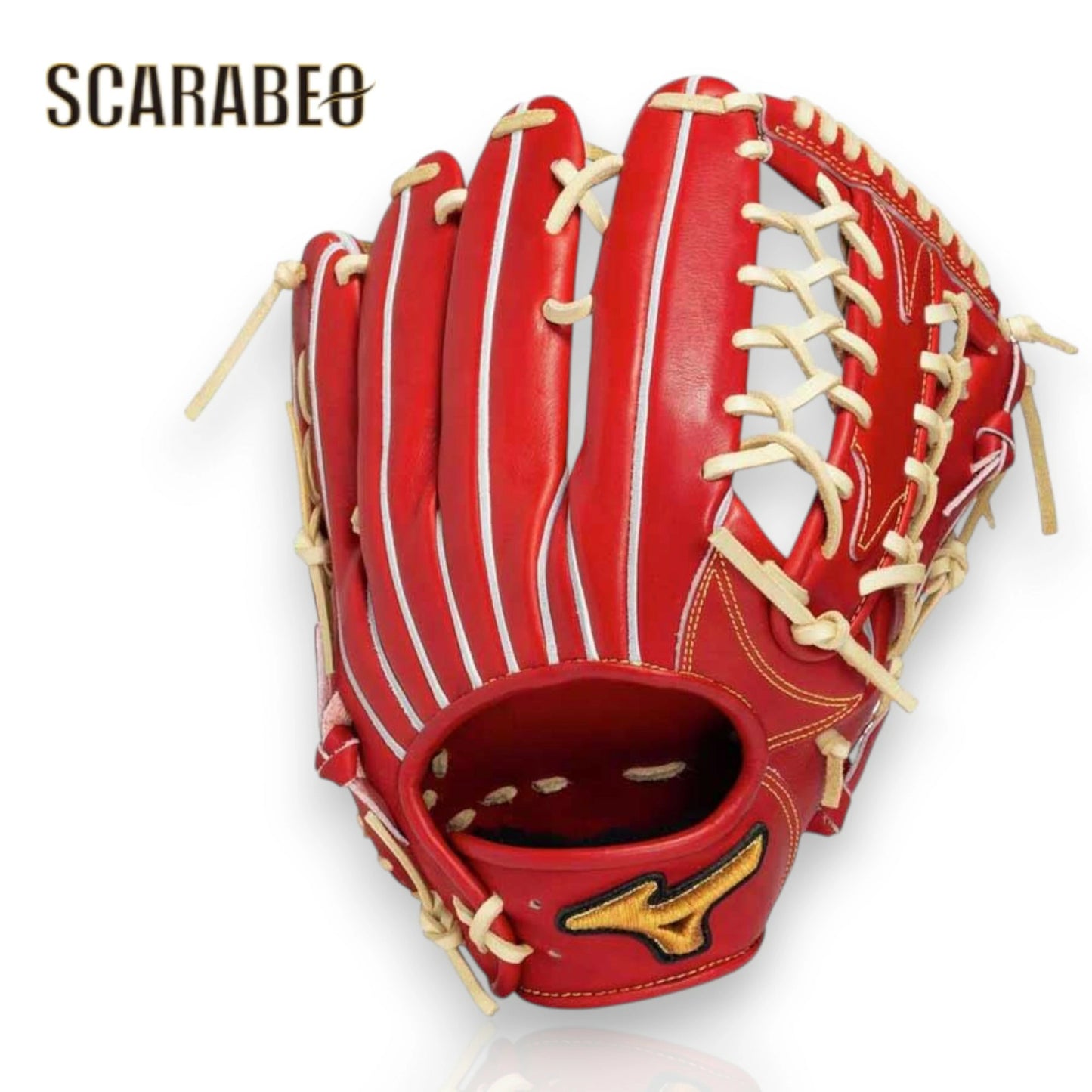 ミズノプロ 硬式グラブ Classic 限定カラー 外野手用 18N ブリック×ブロンド 牛革 日本製 グラブ袋付き 1AJGH33107 1ajgh33107-4680