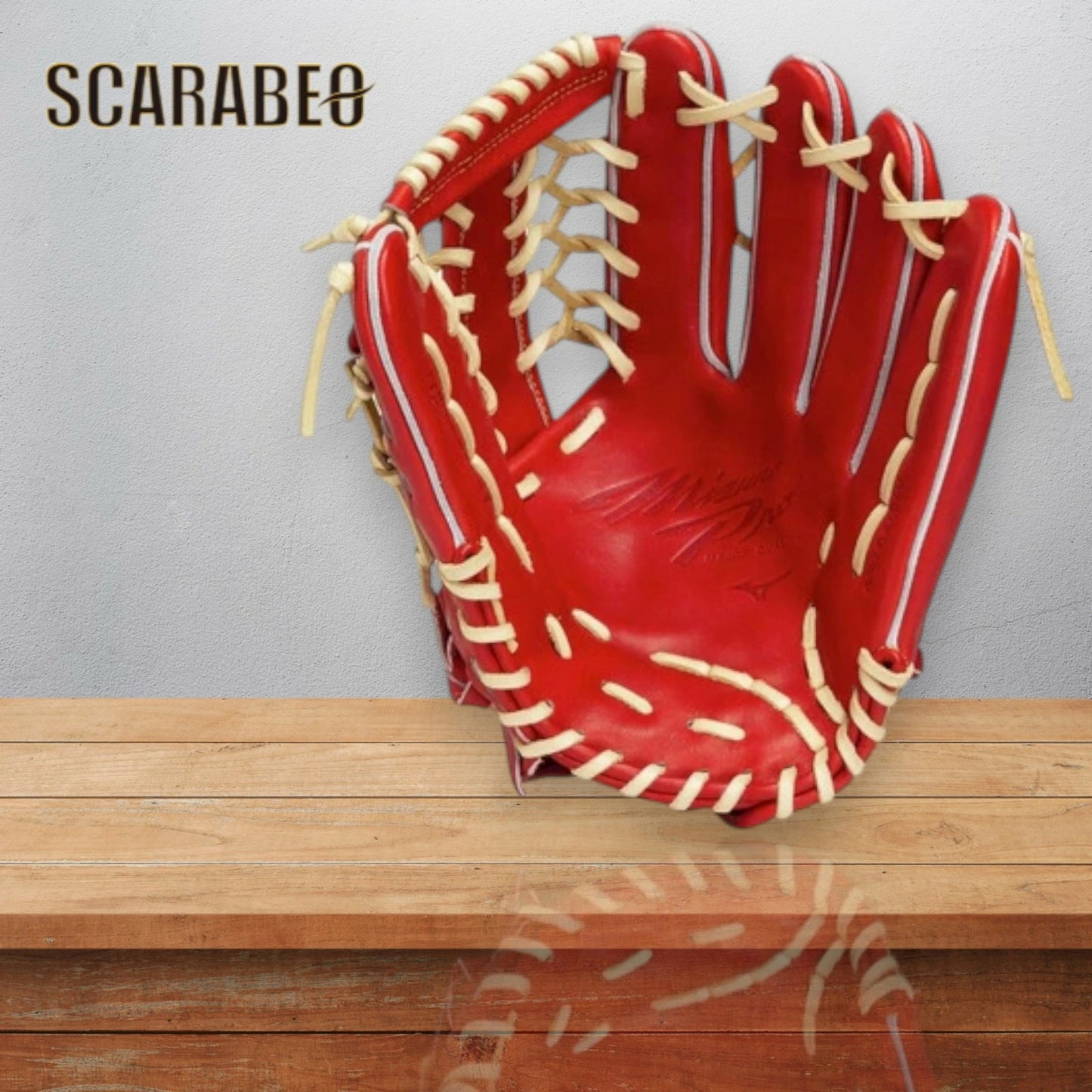 ミズノプロ 硬式グラブ Classic 限定カラー 外野手用 18N ブリック×ブロンド 牛革 日本製 グラブ袋付き 1AJGH33107 1ajgh33107-4680