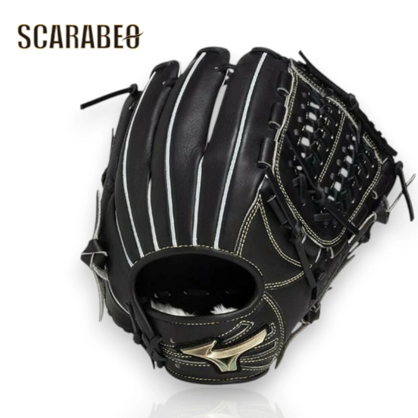 ミズノ グローバルエリート 軟式グラブ 内野手用 Hselection SIGNA サイズ9 ブラック 牛革 フィリピン製 1AJGR33403 1ajgr33400-09