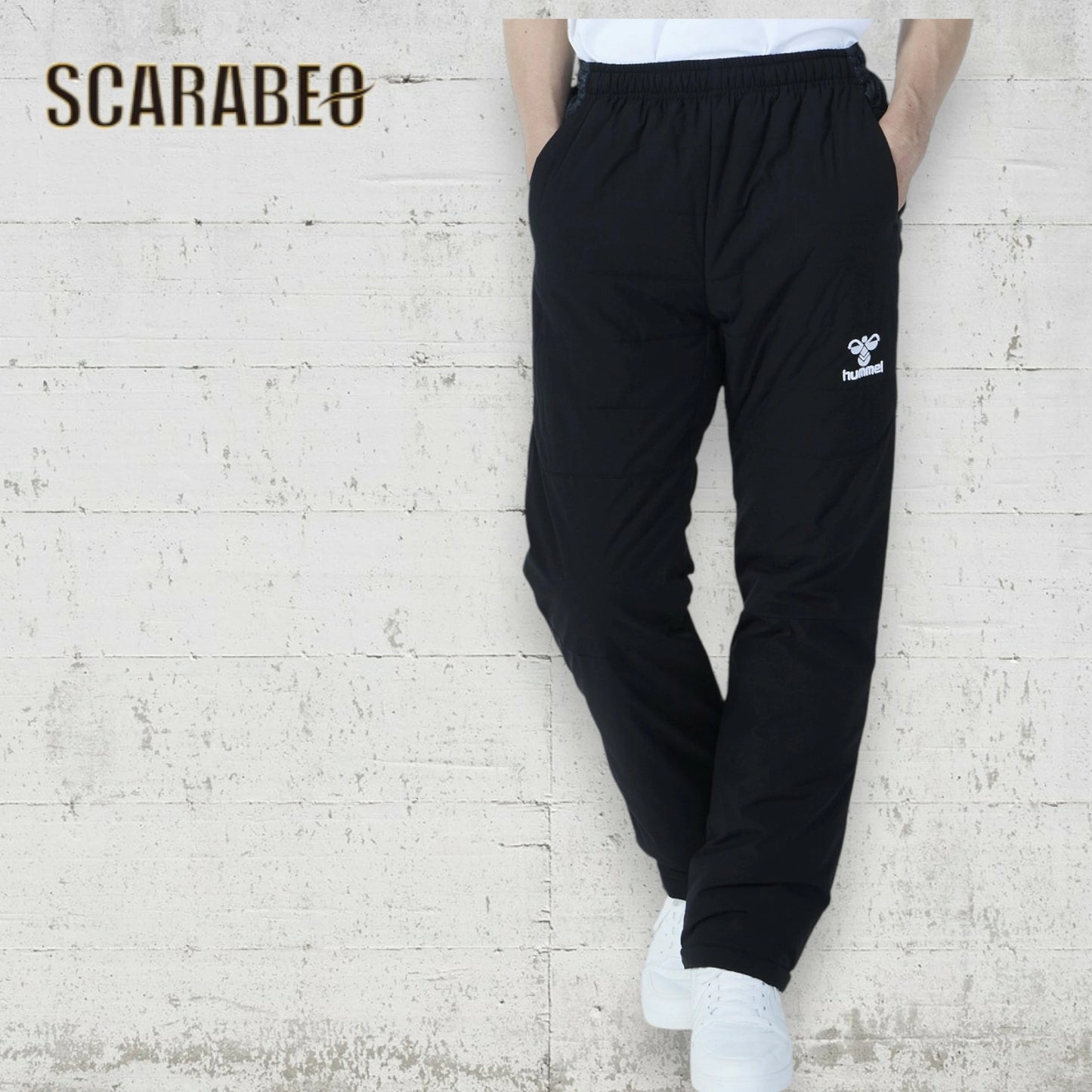 ヒュンメル パンツ パデットサーモパンツ HAW2192P メンズ レディース 撥水 防風 保温 制電 中綿 ウィンター ストレッチ ジャージ ボトム アウター hummel ブラック ネイビー haw2192p