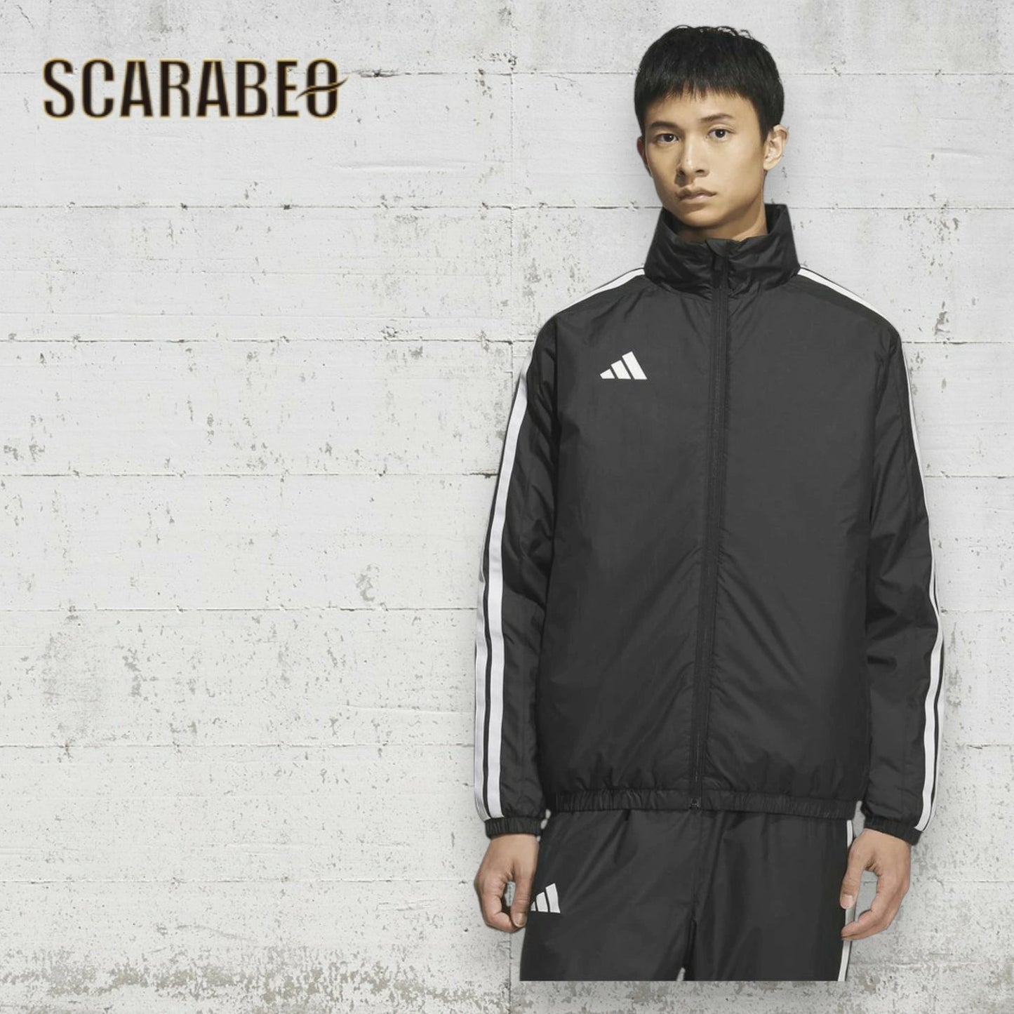アディダス メンズ レディース ウインドブレーカー M MH 3S 中綿ウォーマージャケット IS425 防風 保温 ルーズフィット スリーストライプス adidas トレーニング ウェア 2025秋冬 男女兼用 ユニセックス is425