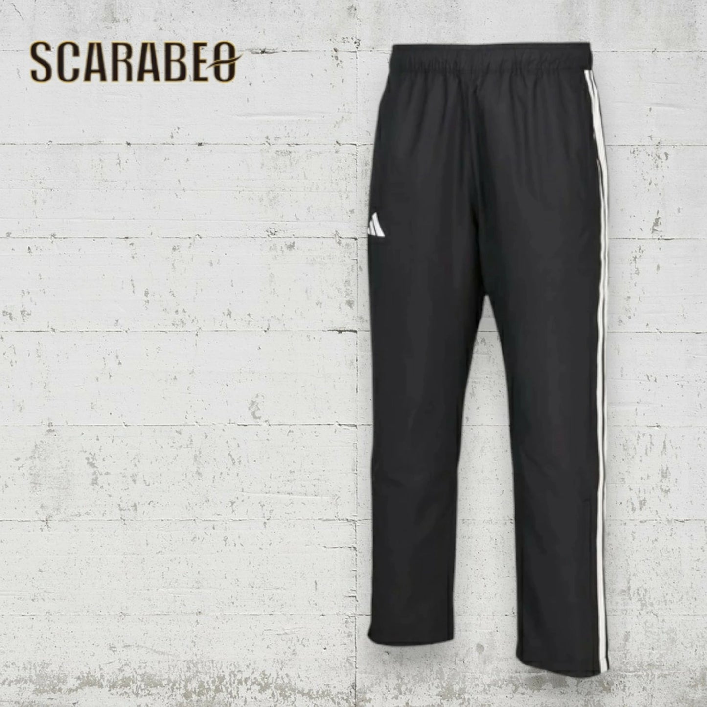 アディダス メンズ ウインドブレーカー パンツ M MH 3S 中綿ウォーマーパンツ ZQ883 防風 保温 ルーズフィット スリーストライプス adidas トレーニング ロングパンツ ブラック レジェンドインク