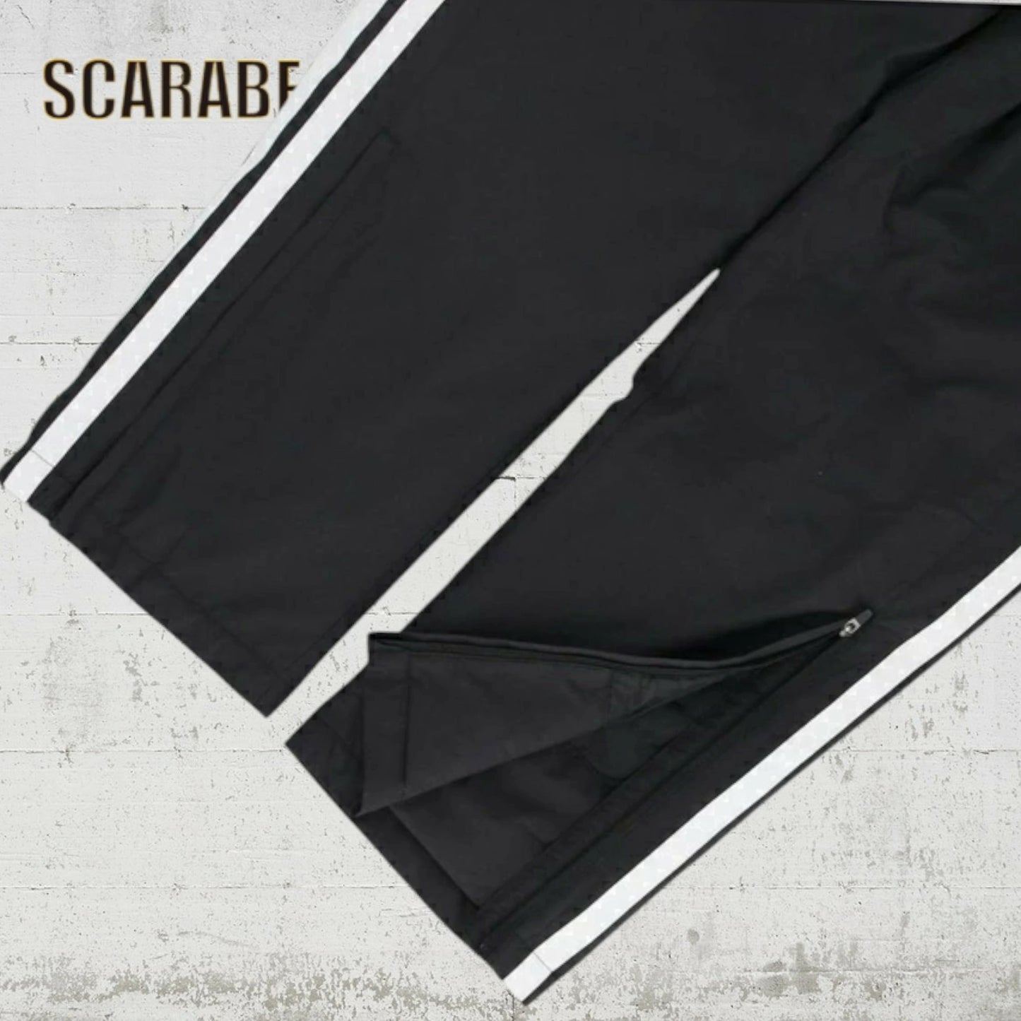 アディダス メンズ ウインドブレーカー パンツ M MH 3S 中綿ウォーマーパンツ ZQ883 防風 保温 ルーズフィット スリーストライプス adidas トレーニング ロングパンツ ブラック レジェンドインク