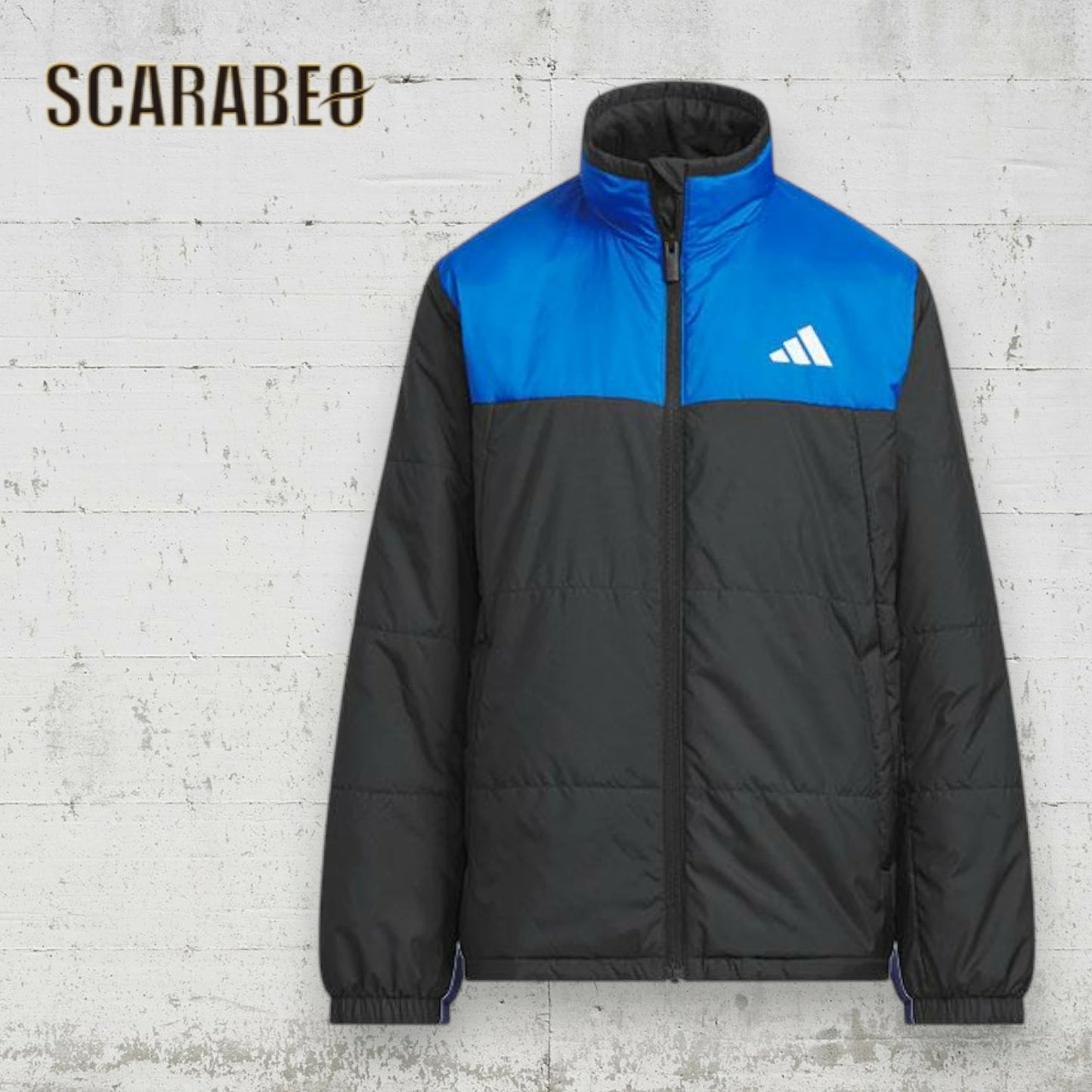 アディダス ESS パデットジャケット ジュニア 中綿ジャケット VD376 保温 ルーズフィット リフレクター キッズ 男の子 女の子 スポーツウェア トレーニングウェア ブラック ネイビー 秋冬 アウター