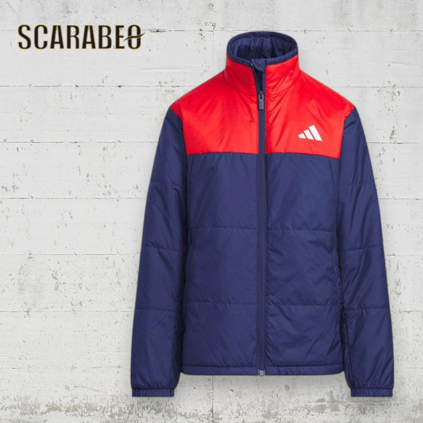 アディダス ESS パデットジャケット ジュニア 中綿ジャケット VD376 保温 ルーズフィット リフレクター キッズ 男の子 女の子 スポーツウェア トレーニングウェア ブラック ネイビー 秋冬 アウター