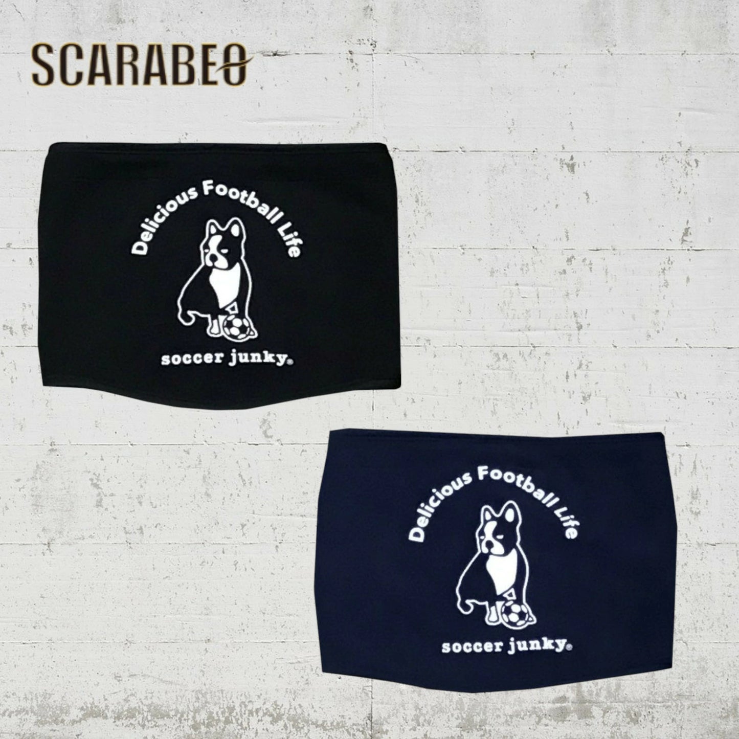 サッカージャンキー ネックウォーマー アーチロゴ 25AW SJ25D55 ブラック ネイビー メンズ レディース フリーサイズ 防寒 スポーツ サッカーウェア sj25d55