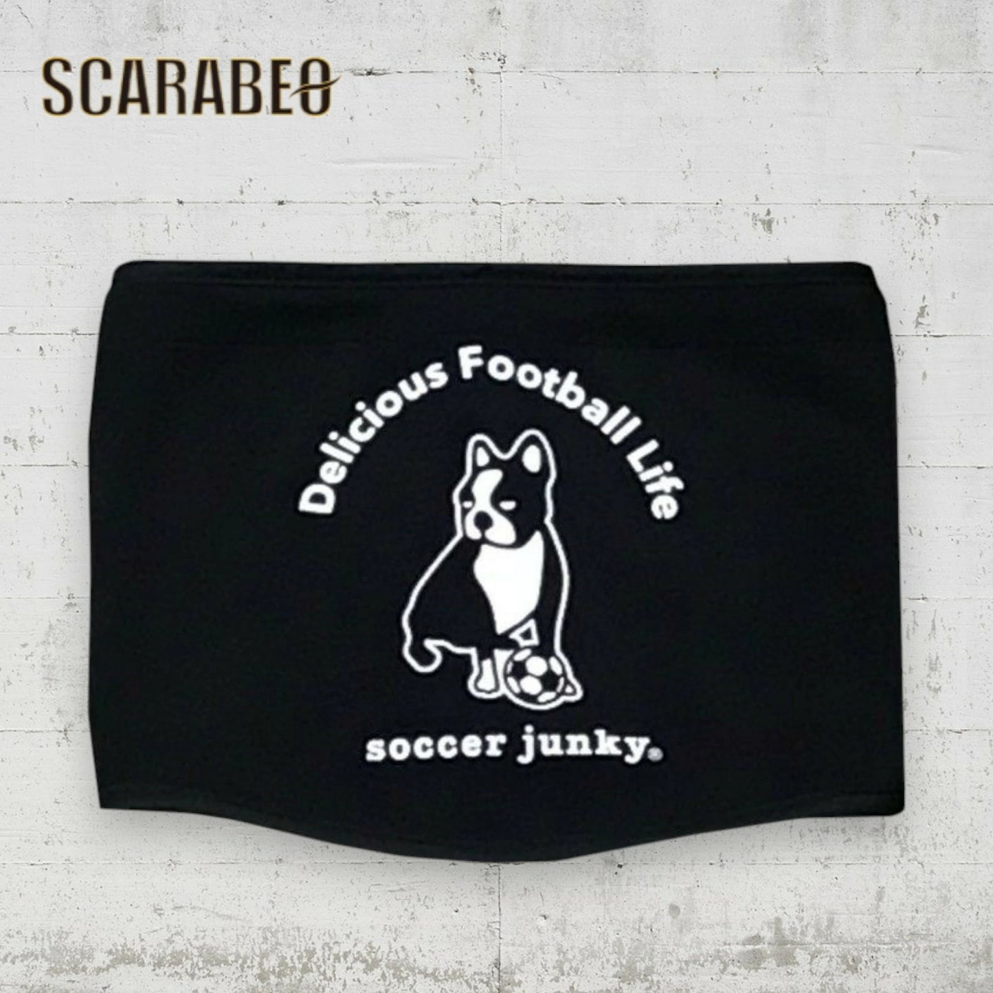 サッカージャンキー ネックウォーマー アーチロゴ 25AW SJ25D55 ブラック ネイビー メンズ レディース フリーサイズ 防寒 スポーツ サッカーウェア sj25d55