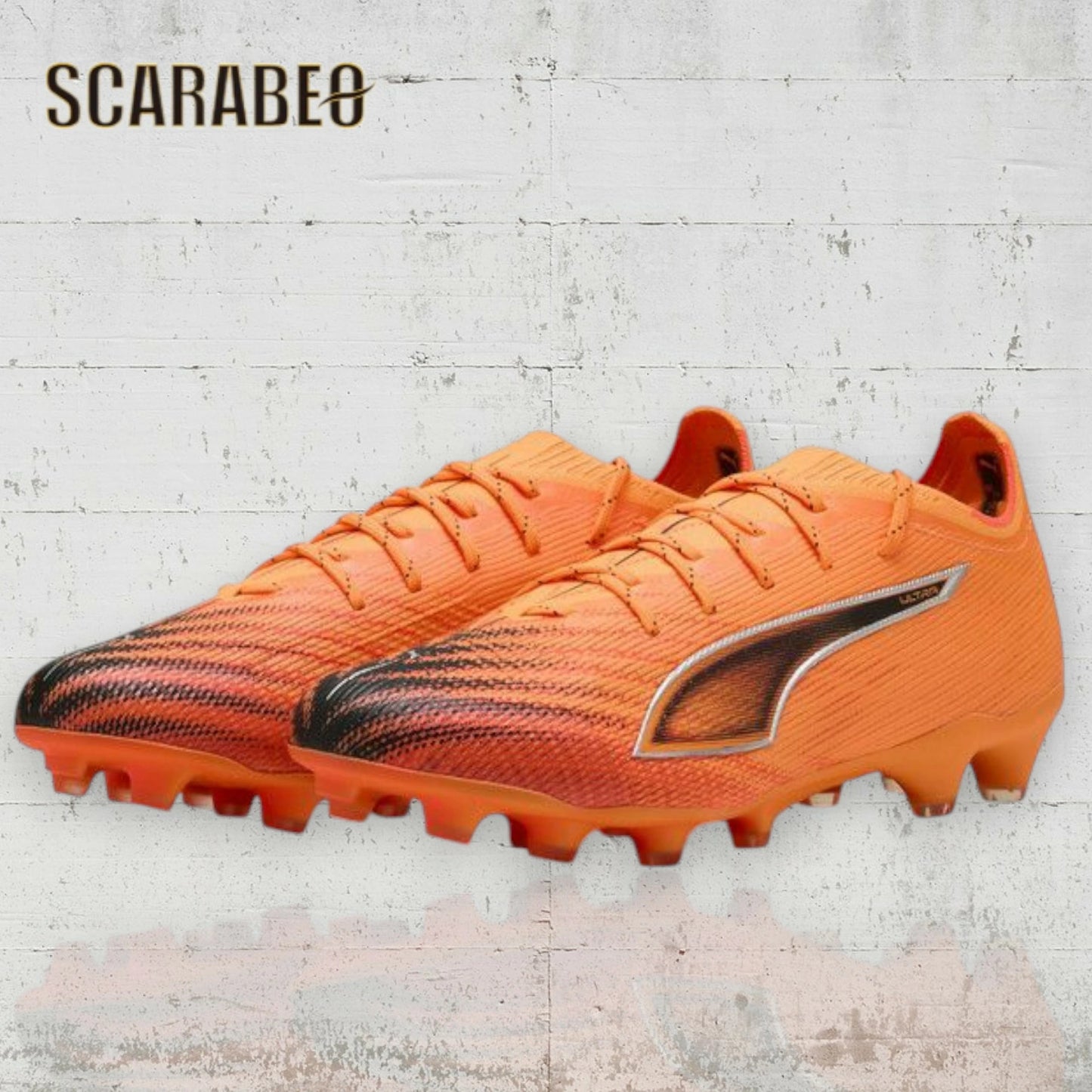 PUMA プーマ サッカースパイク ウルトラ 6 アルティメット HG/AG 108559 03 HOT PURSUIT PACK 土 人工芝 天然芝対応 ヒートファイヤー プーマブラック グローイングレッド メンズ サッカーシューズ 25AW 108559-03