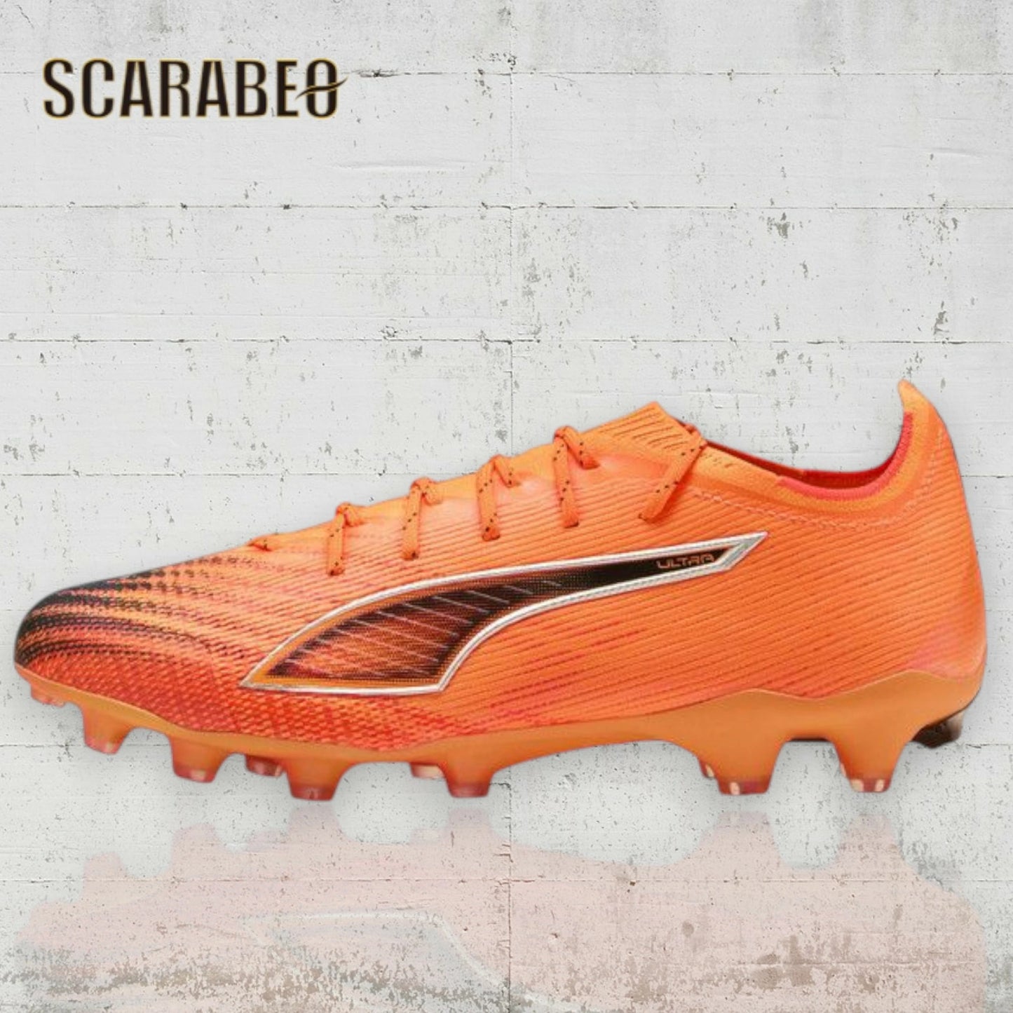 PUMA プーマ サッカースパイク ウルトラ 6 アルティメット HG/AG 108559 03 HOT PURSUIT PACK 土 人工芝 天然芝対応 ヒートファイヤー プーマブラック グローイングレッド メンズ サッカーシューズ 25AW 108559-03