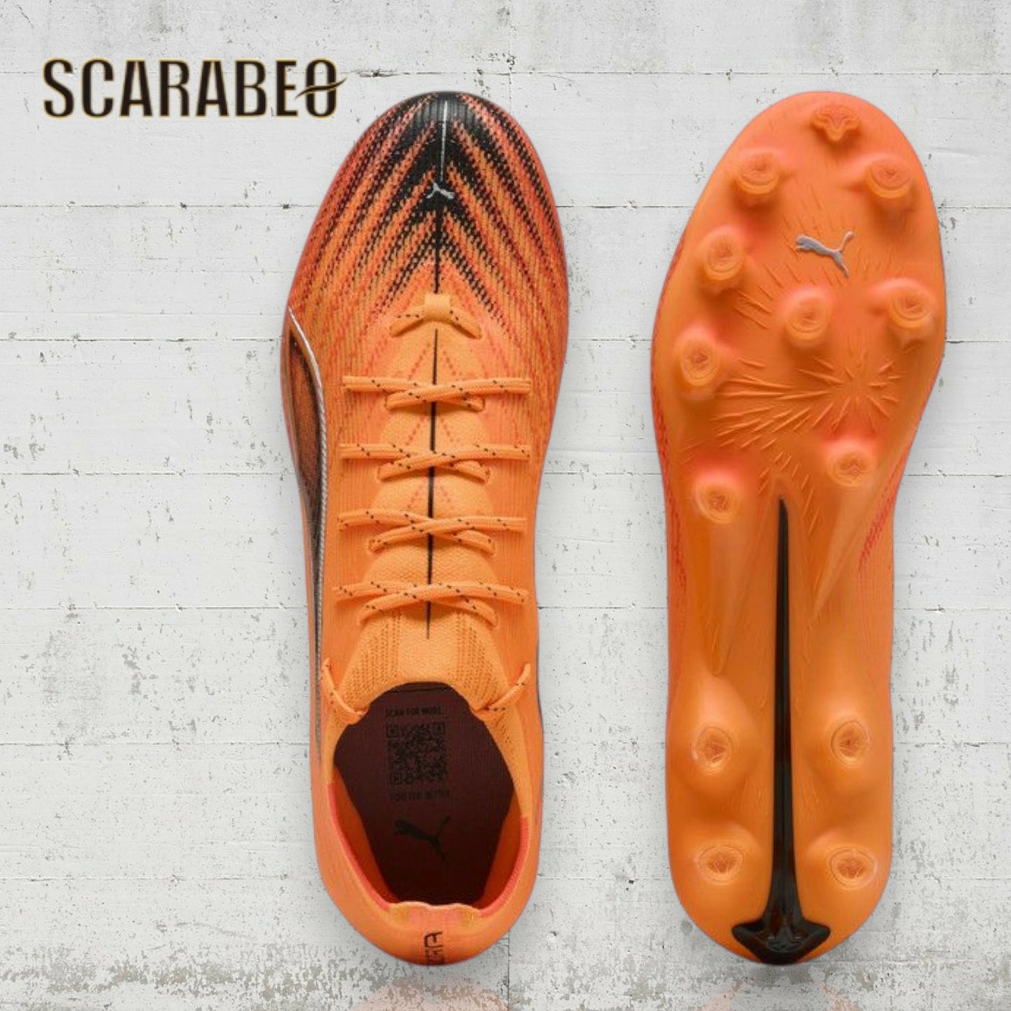 PUMA プーマ サッカースパイク ウルトラ 6 アルティメット HG/AG 108559 03 HOT PURSUIT PACK 土 人工芝 天然芝対応 ヒートファイヤー プーマブラック グローイングレッド メンズ サッカーシューズ 25AW 108559-03