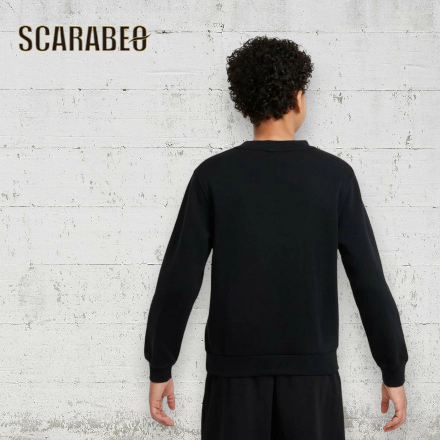 ナイキ NIKE スウェット トレーナー ジュニア キッズ 子供 YTH NSW クラブ フリース ゴールド L/S クルー HQ0975-010 ブラック スポーツウェア トップス 長袖 裏起毛 トレーニング 通学 hq0975