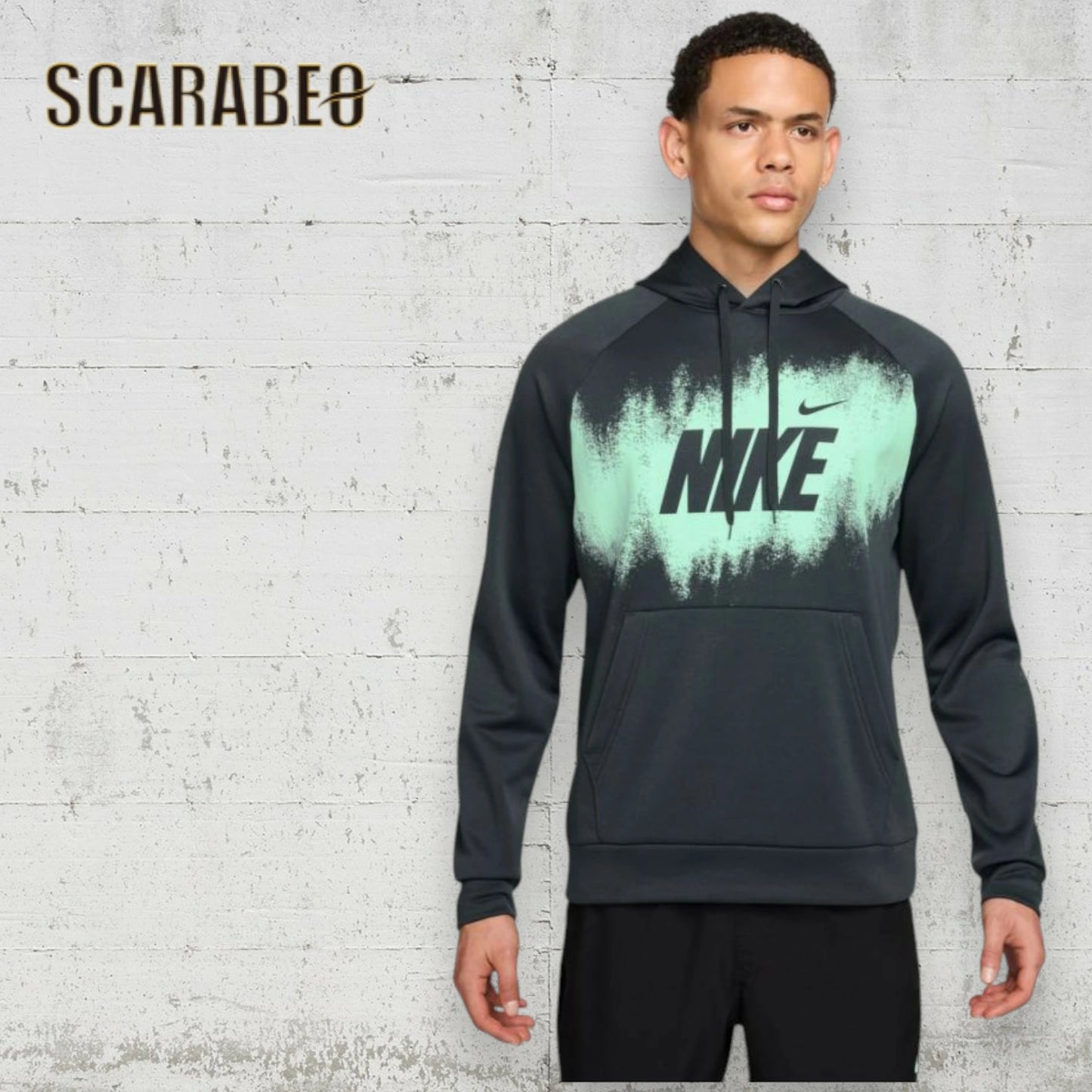 ナイキ NIKE パーカー メンズ Therma-FIT フリース プルオーバー フーディ GFX HV4063 長袖 スウェット スポーツウェア トレーニング 防寒 起毛 フード付き ブラック グレイシュコーラル ブルーグレー hv4063