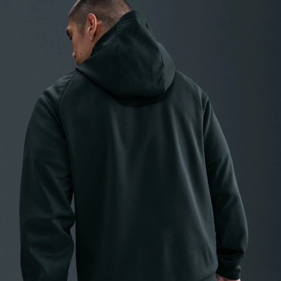 ナイキ NIKE パーカー メンズ Therma-FIT フリース プルオーバー フーディ GFX HV4063 長袖 スウェット スポーツウェア トレーニング 防寒 起毛 フード付き ブラック グレイシュコーラル ブルーグレー hv4063