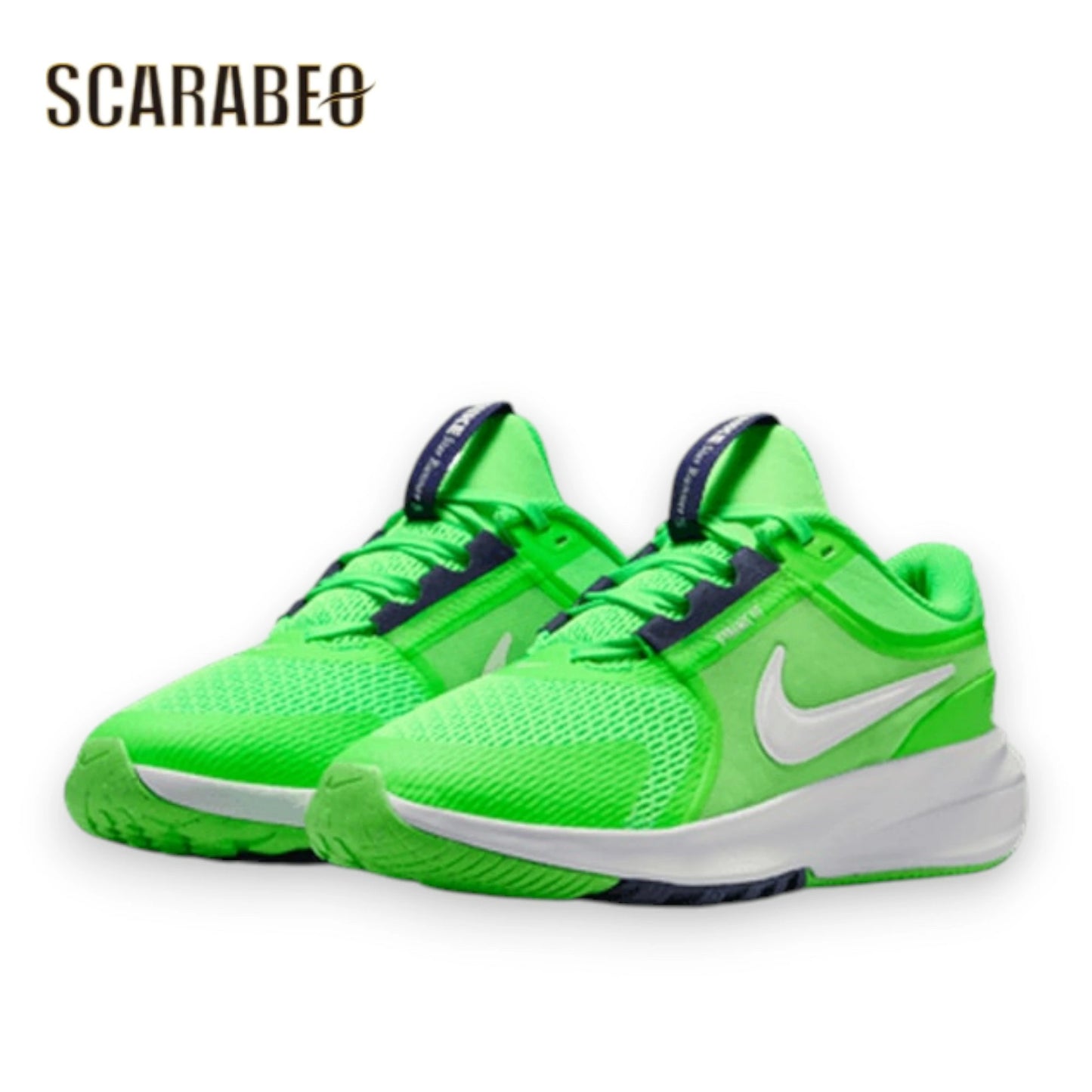 ナイキ NIKE スターランナー5 GS ジュニア ランニングシューズ スニーカー 子供 キッズ 男の子 女の子 マラソン ジョギング ラントレ 通学 運動靴 HF7004-300 グリーンストライク ホワイト パープル hf7004-300