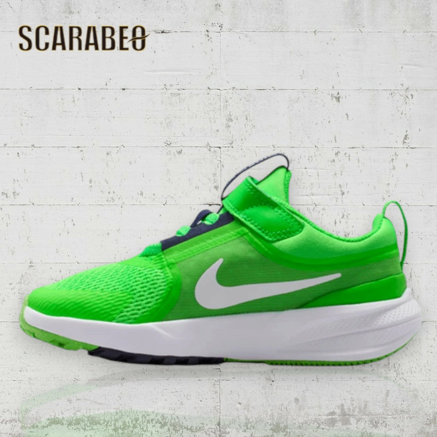 ナイキ NIKE スターランナー5 キッズ ジュニア スニーカー 子供靴 ランニングシューズ スポーツシューズ 軽量 通気性 クッション性 スター ランナー 5 HF7005-300 グリーンストライク hf7005-300